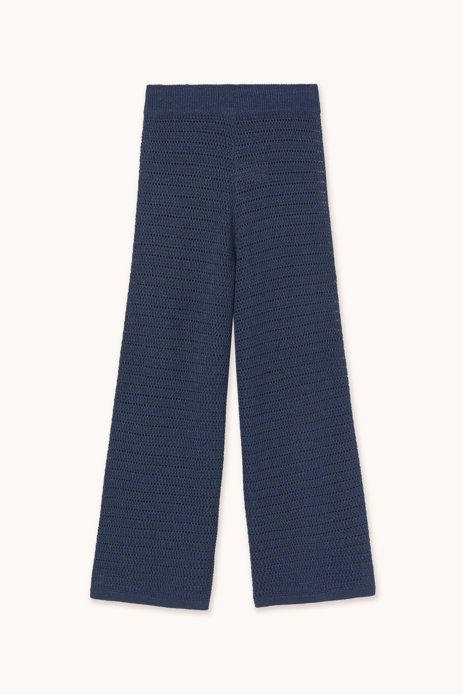 LACE LUREX TROUSERS