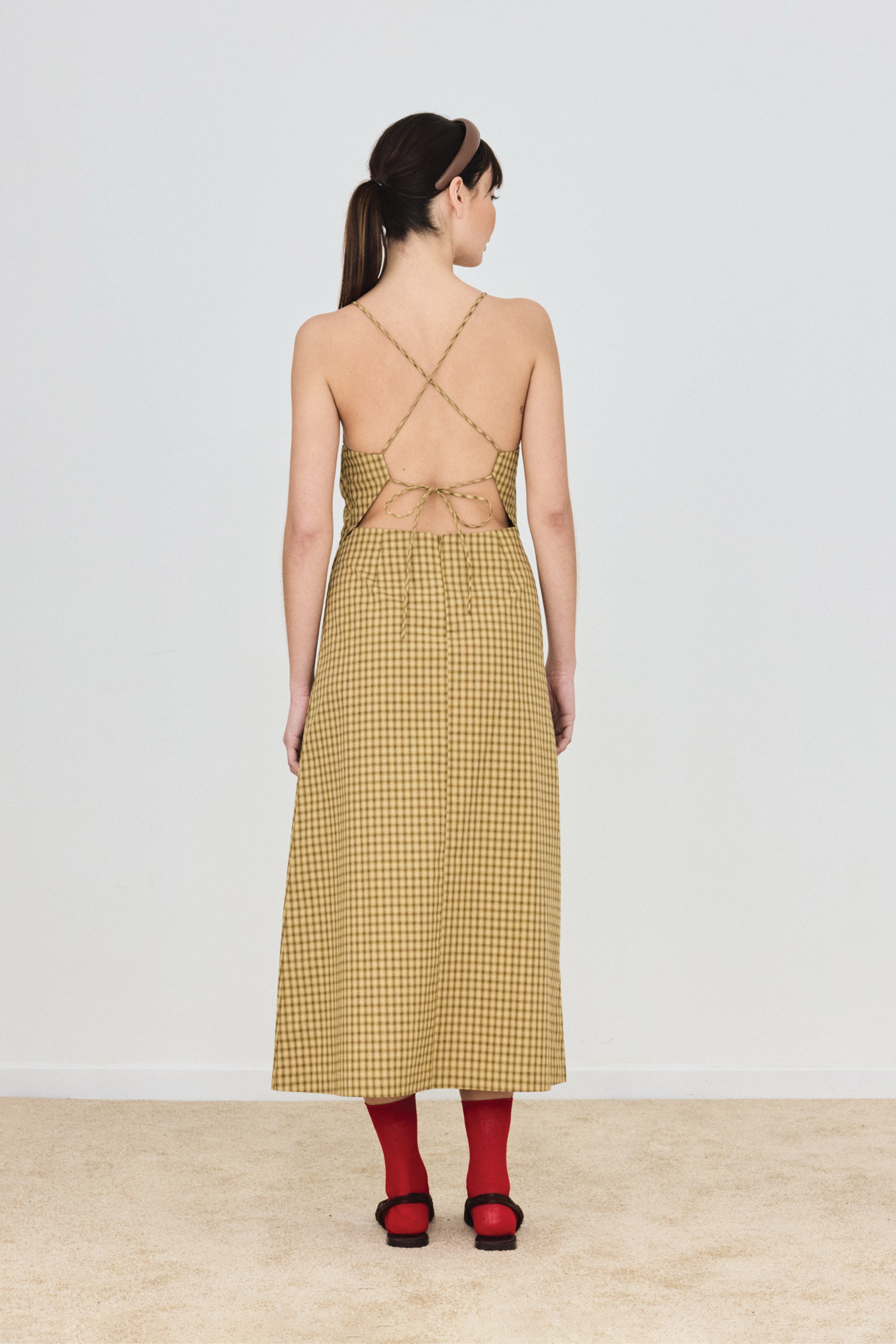 SMALL CHECK DRESS