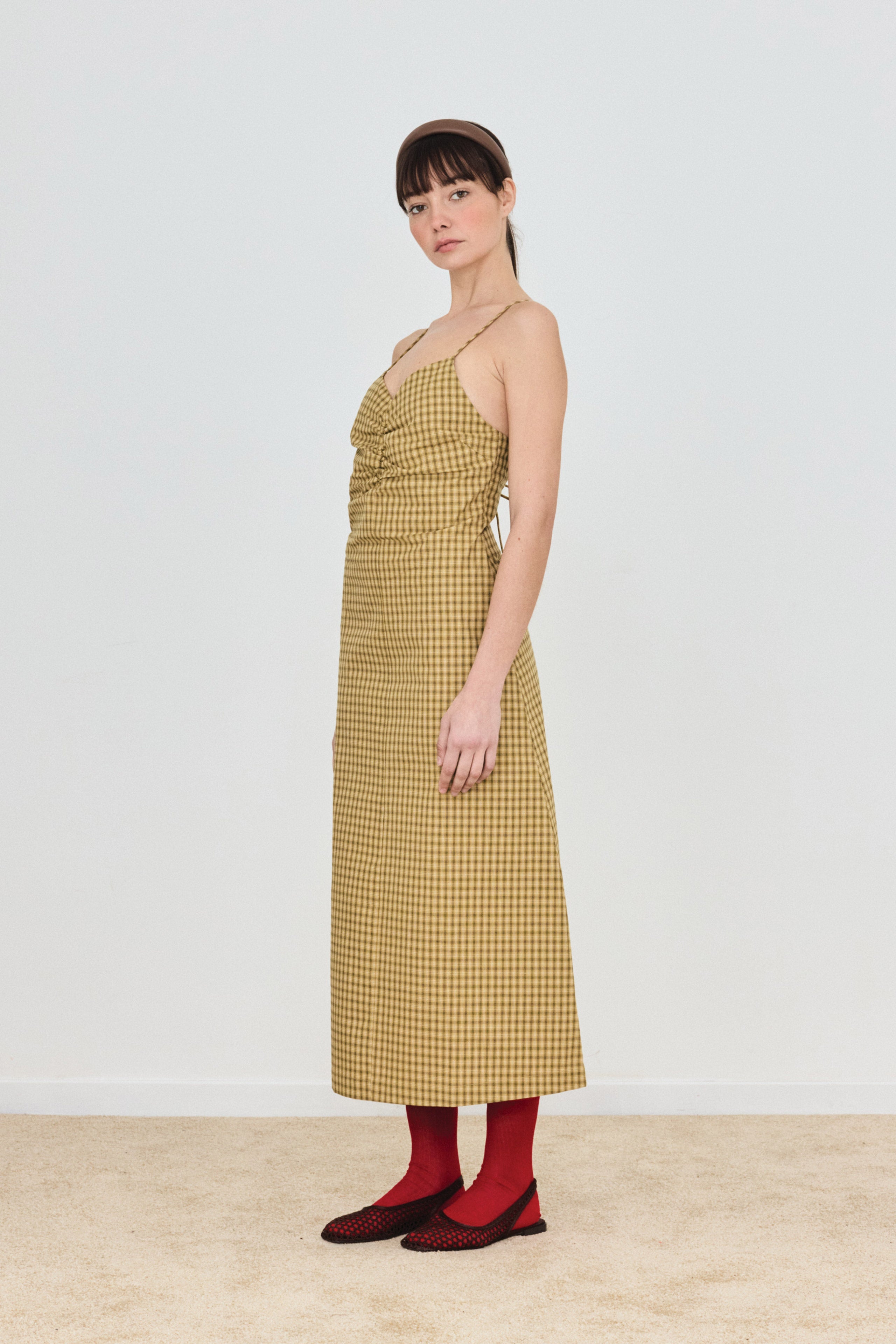 SMALL CHECK DRESS