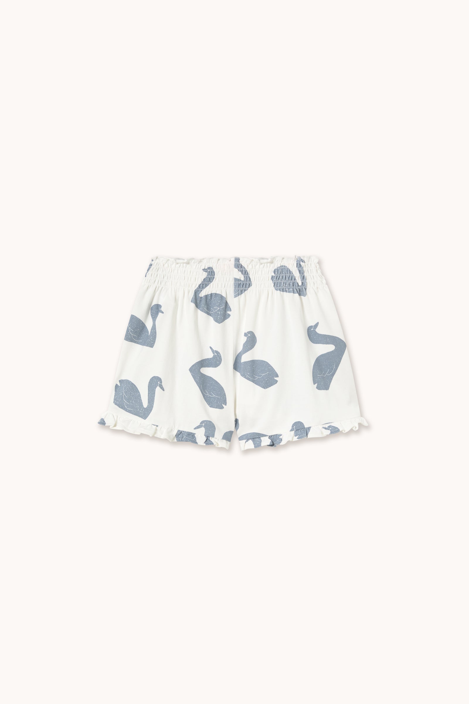 BIG SWANS KNITTED SMOCKED SHORTS