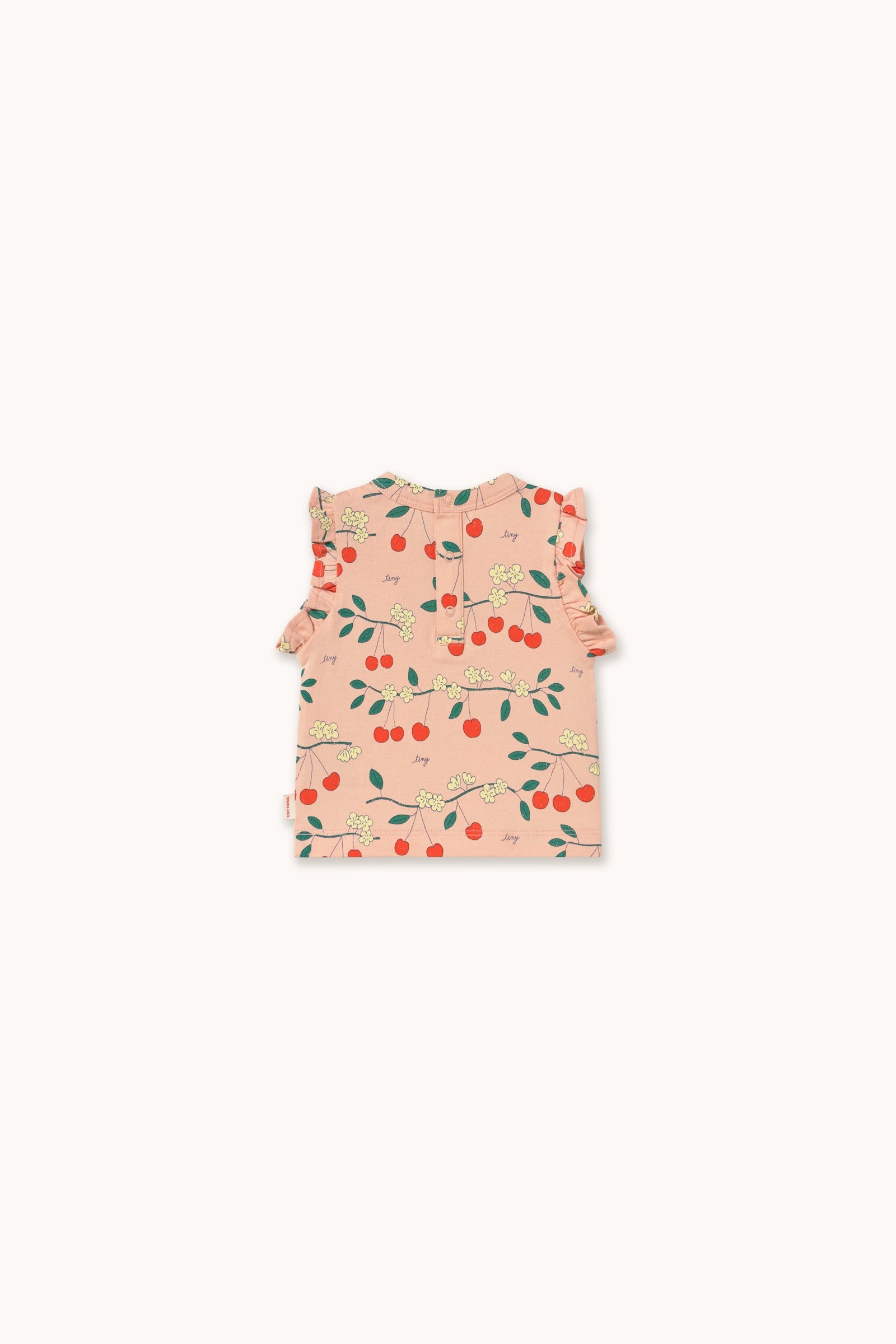 CHERRY TREES FRILL TEE