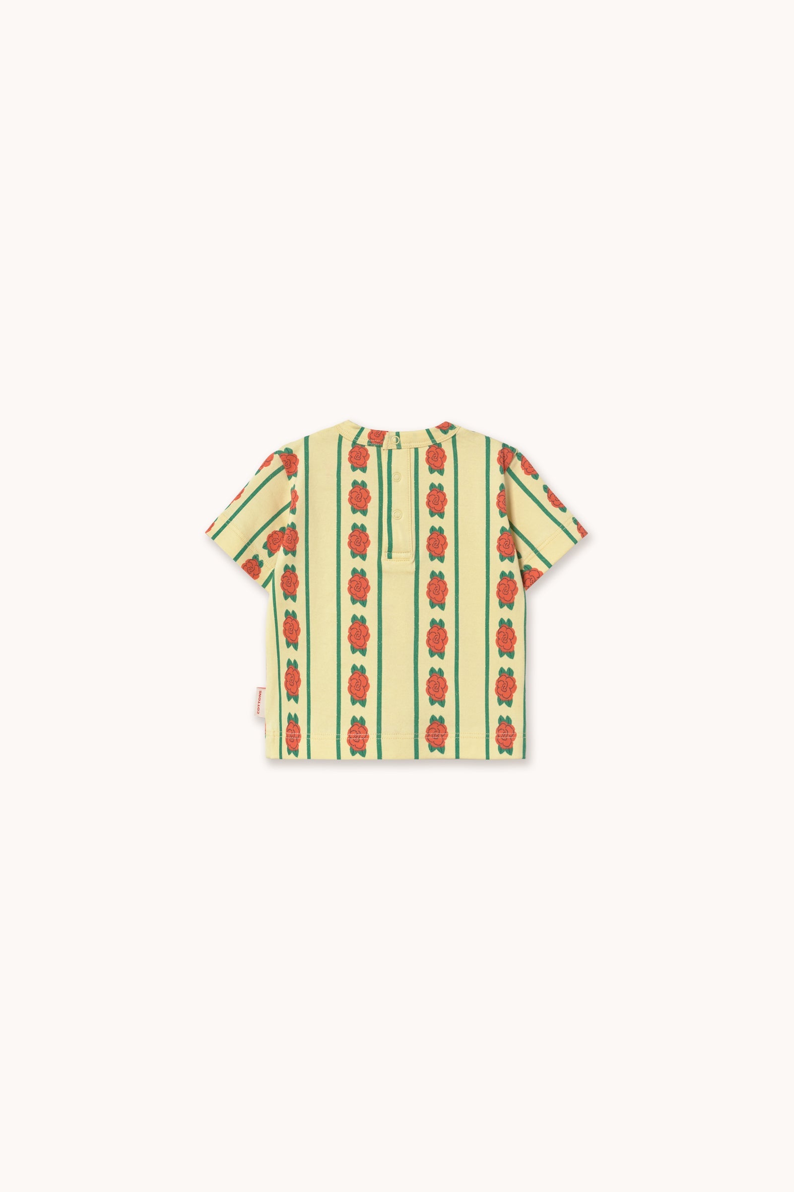 ROSE PATTERN KNITTED BABY TEE