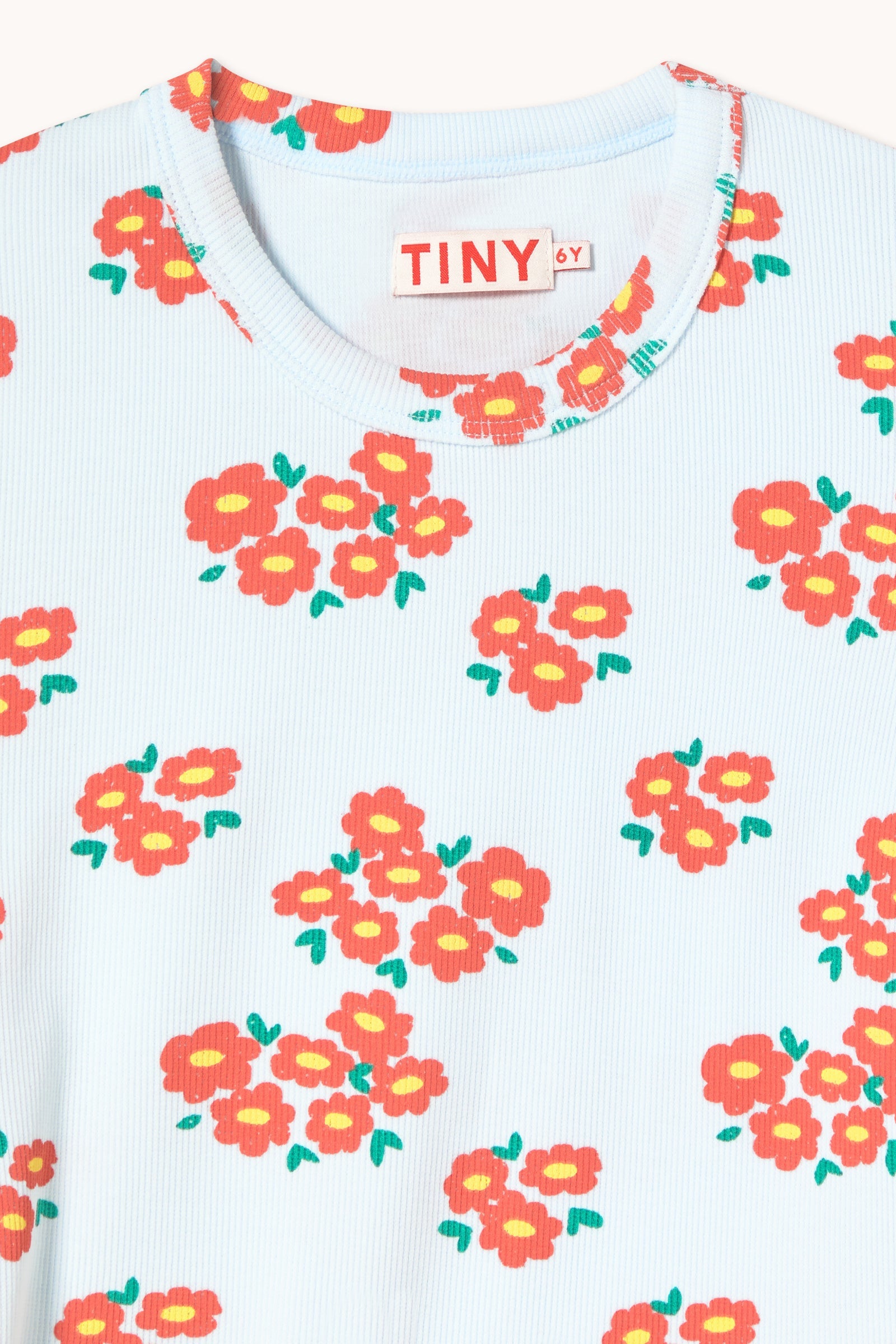 BLOSSOMS RIB TEE