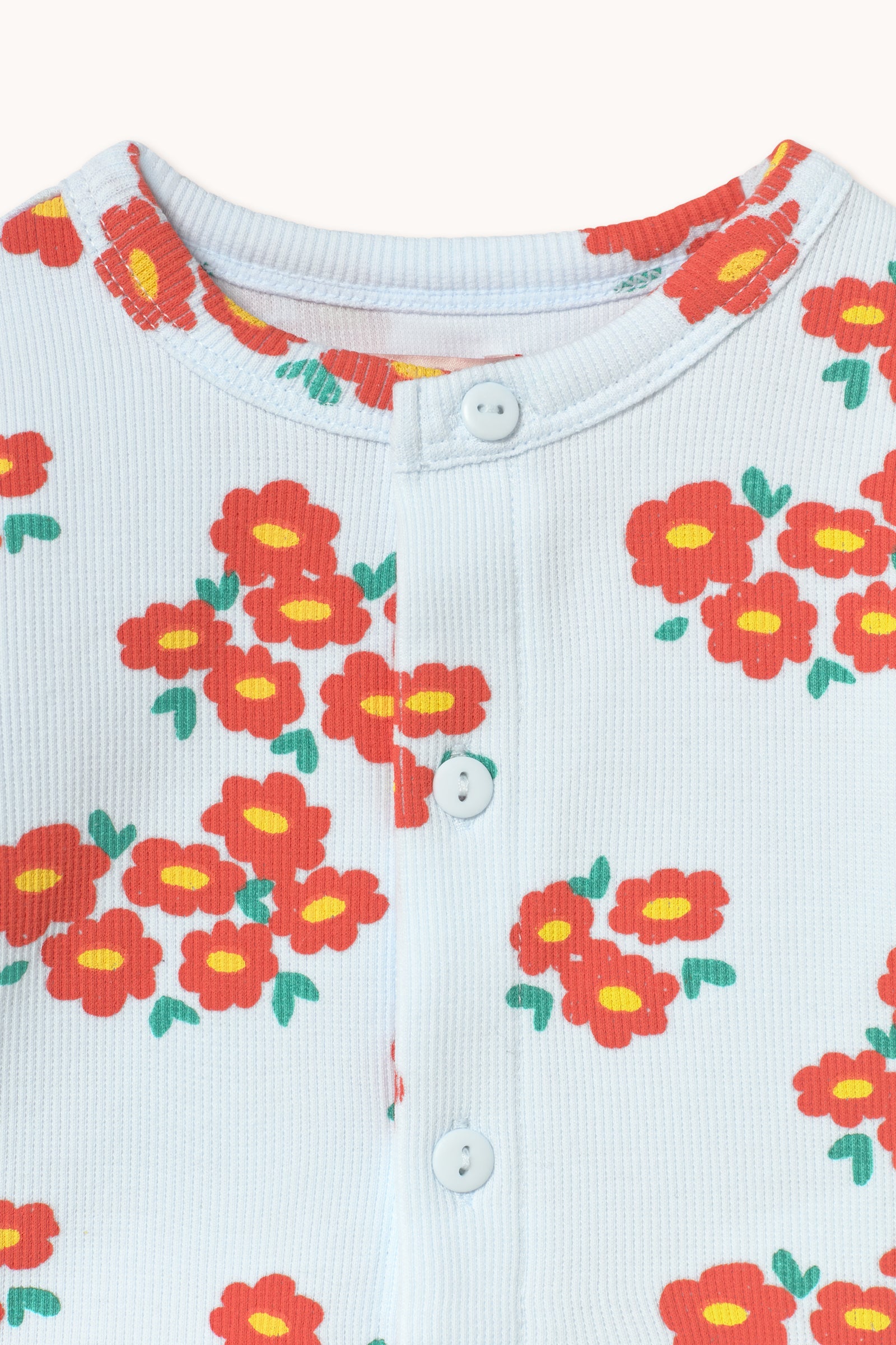 BLOSSOMS RIB BABY JACKET
