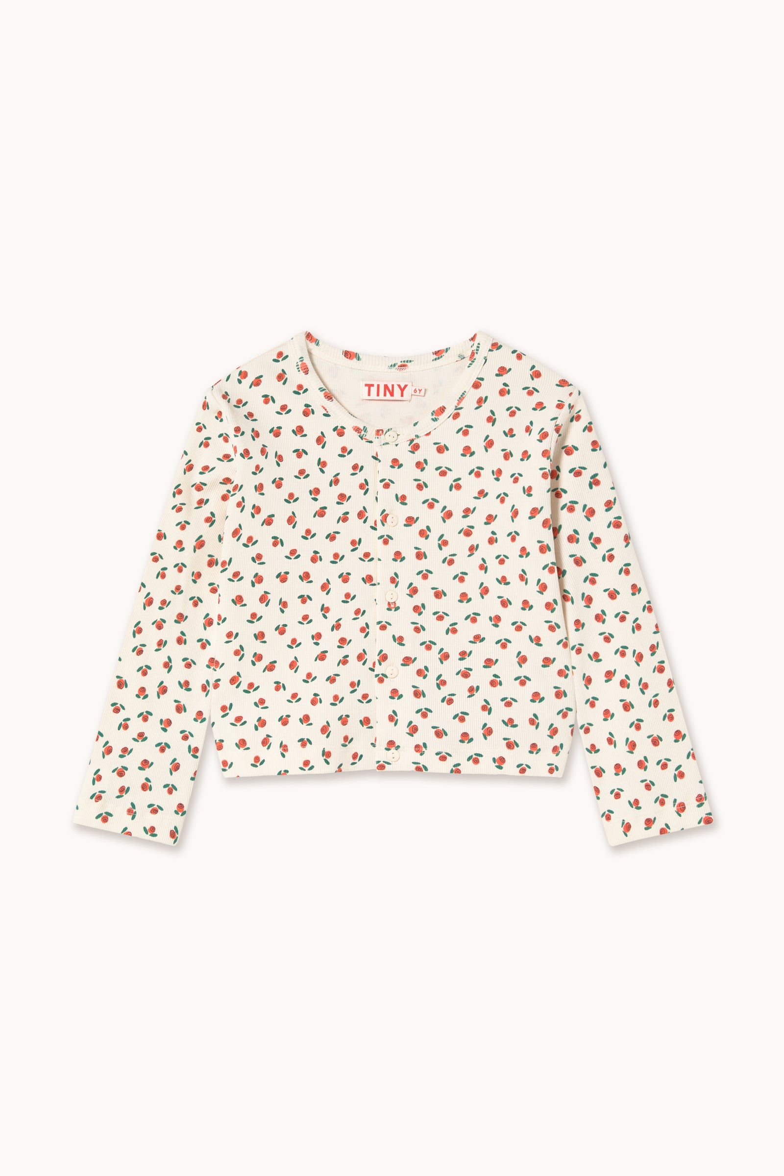 TINY ROSES RIB KIDS JACKET