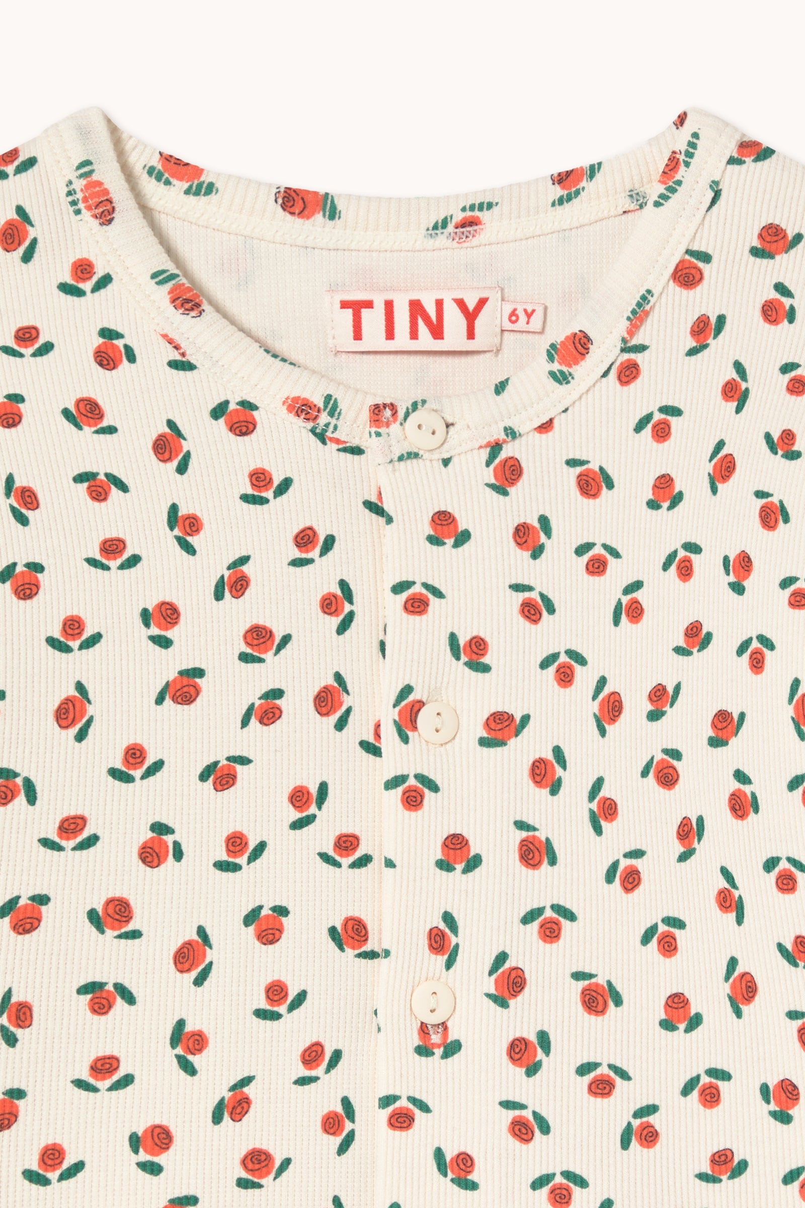 TINY ROSES RIB KIDS JACKET