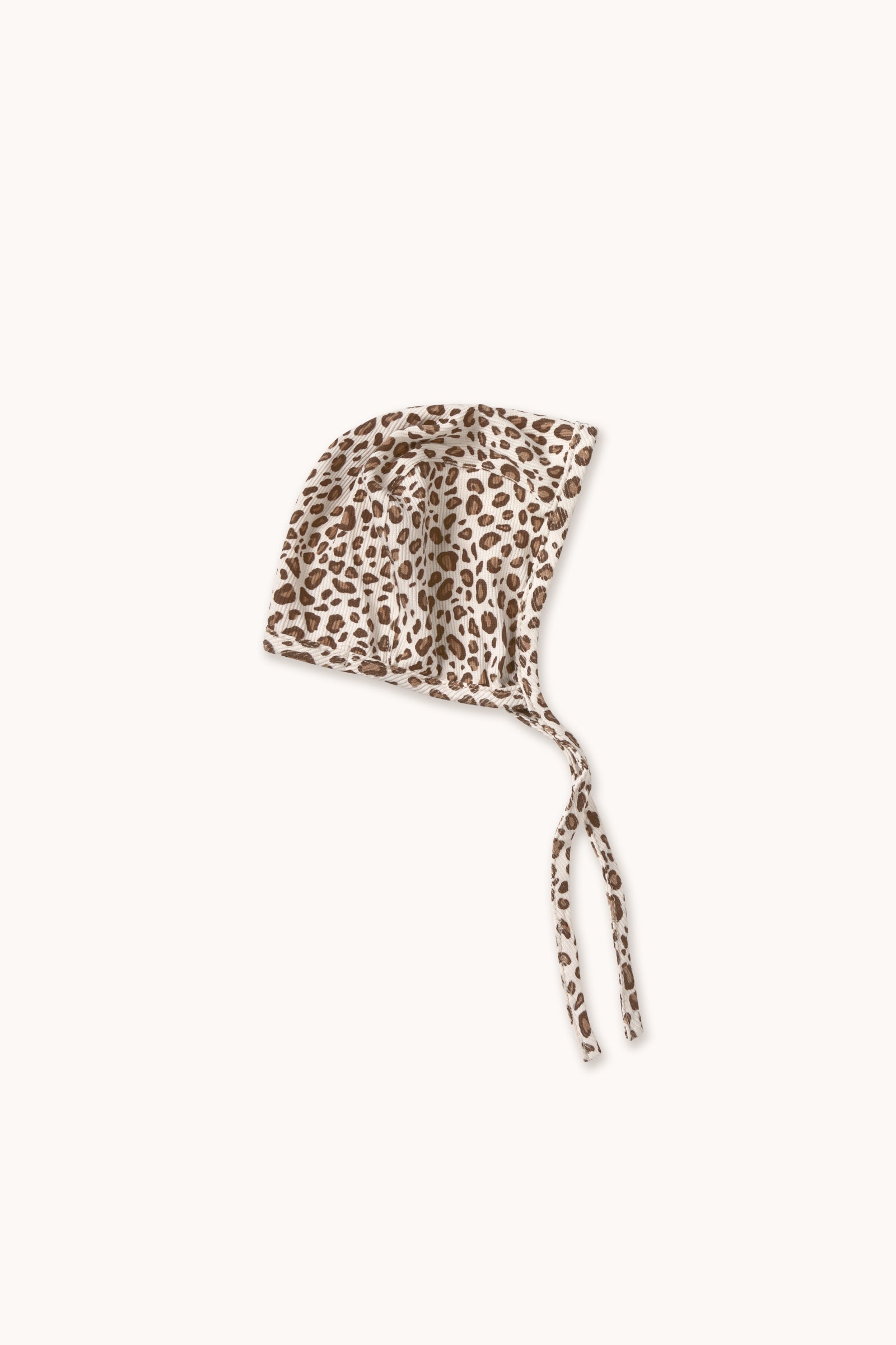 ANIMAL PRINT RIB BONNET