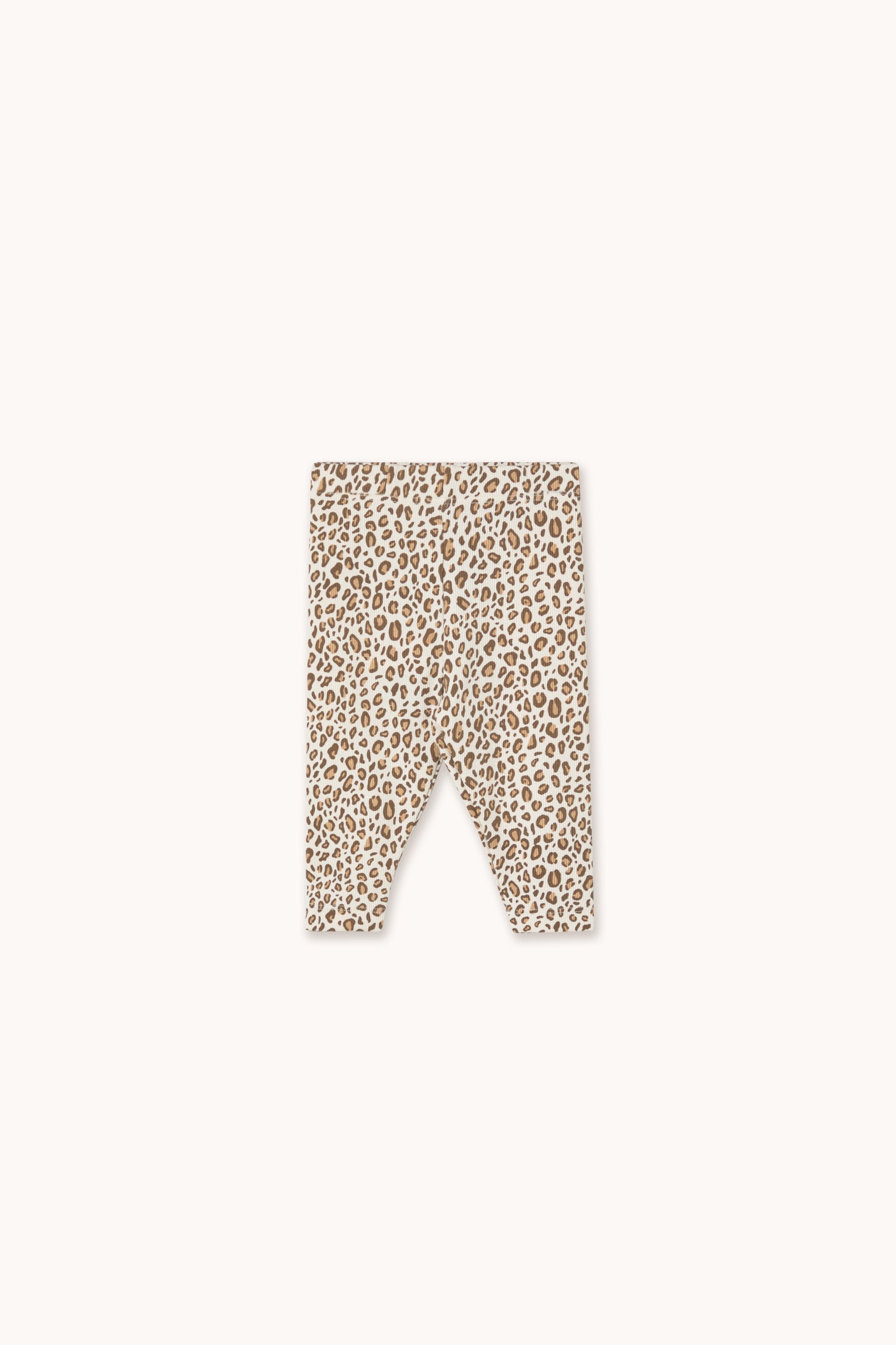 ANIMAL PRINT RIB BABY PANT