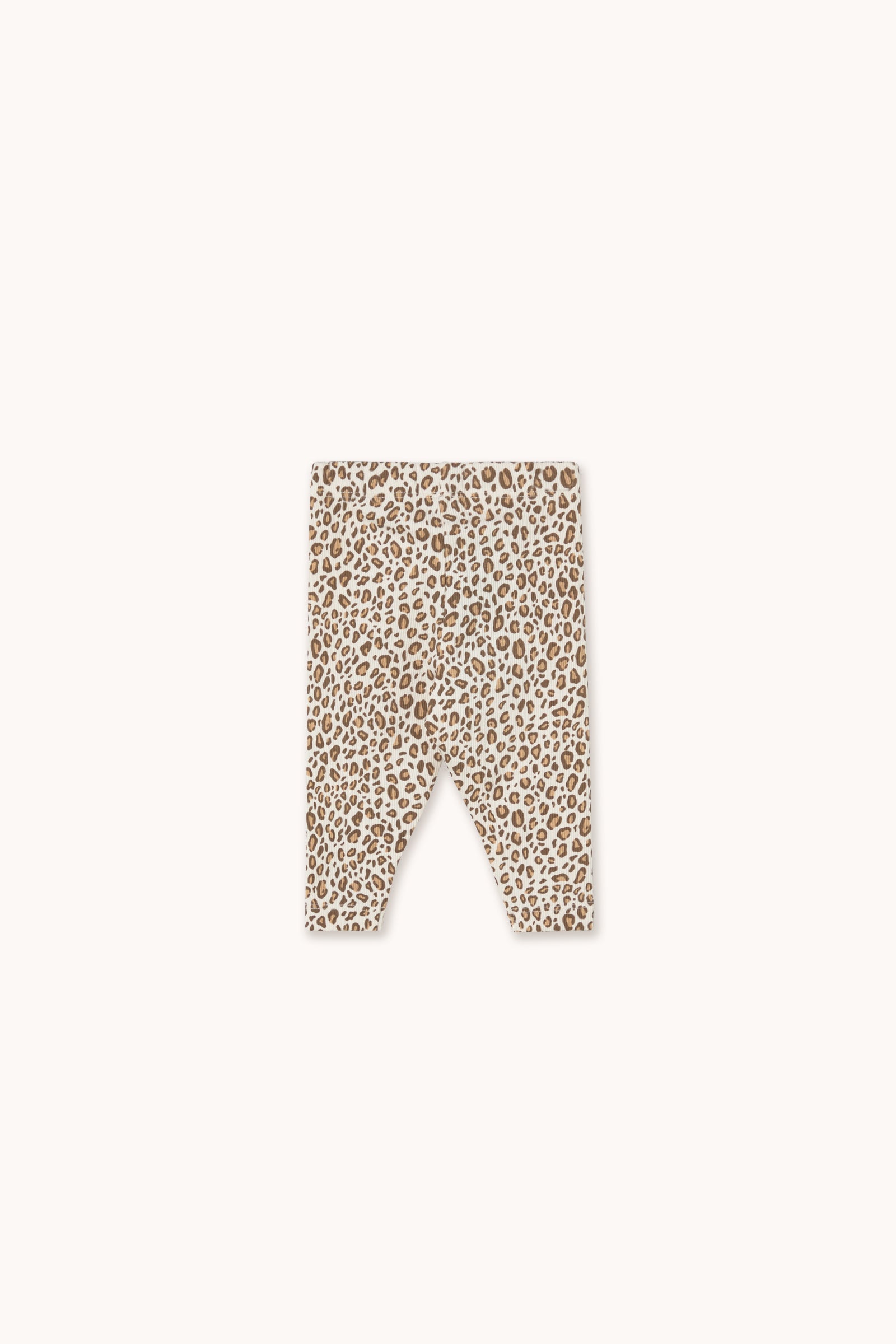 ANIMAL PRINT RIB BABY PANT
