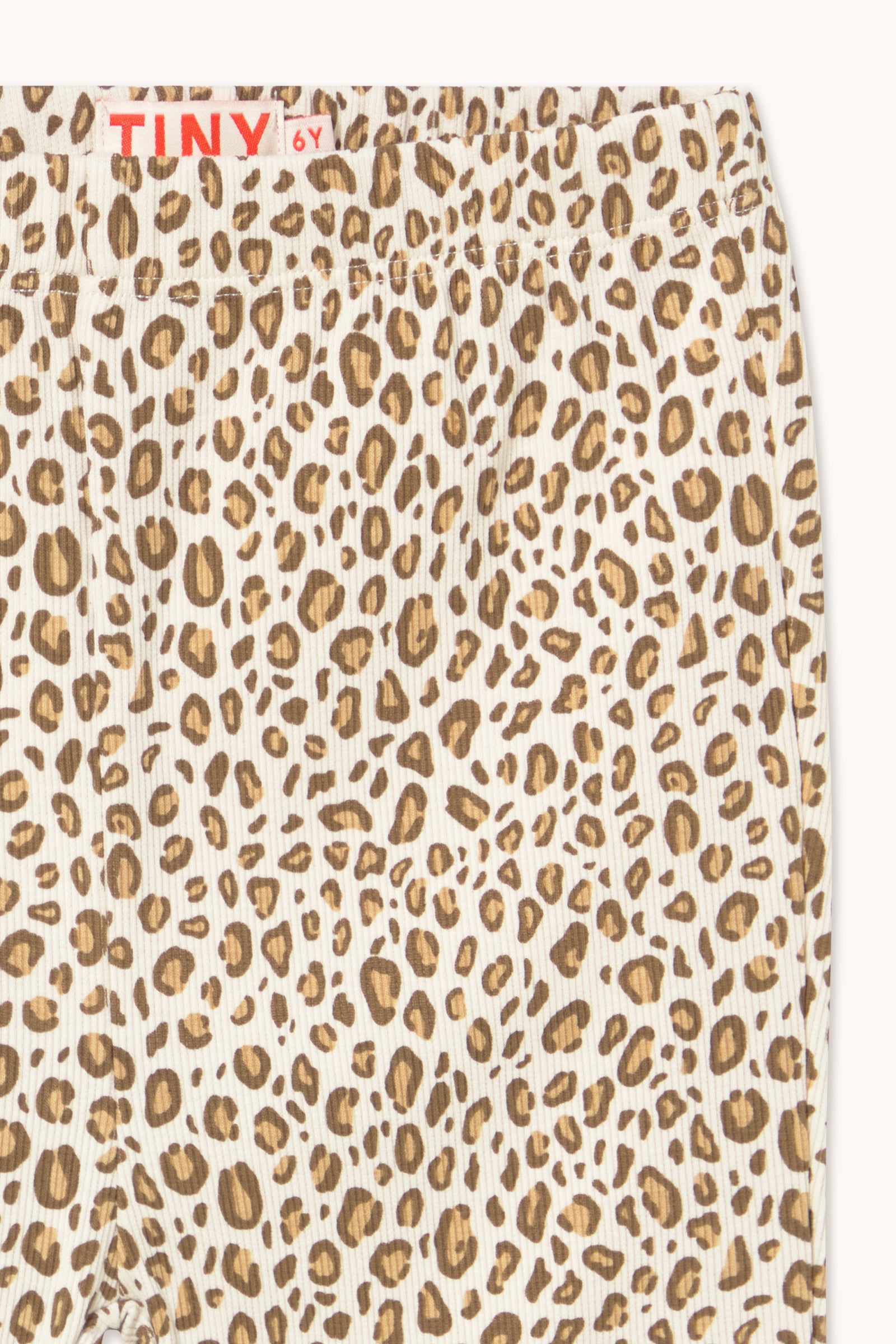 ANIMAL PRINT RIB PANT