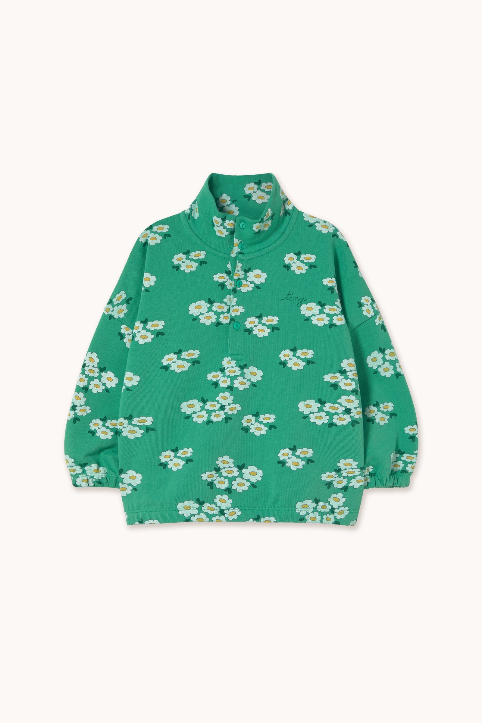 BLOSSOMS MOCKNECK SWEATSHIRT