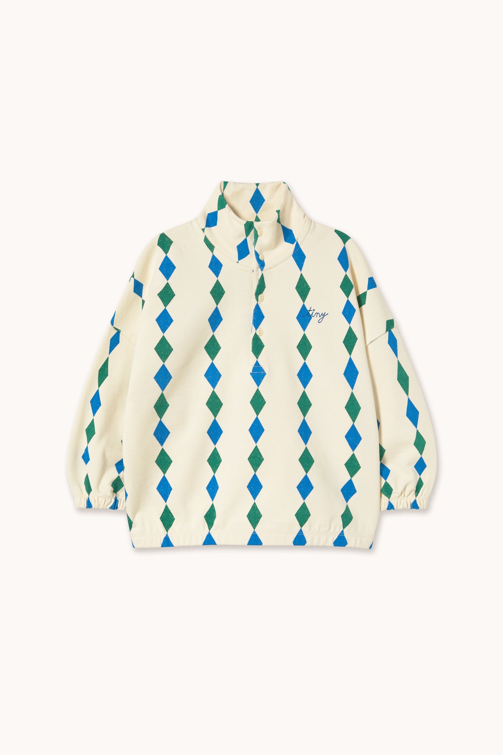 DIAMONDS MOCKNECK SWEATSHIRT