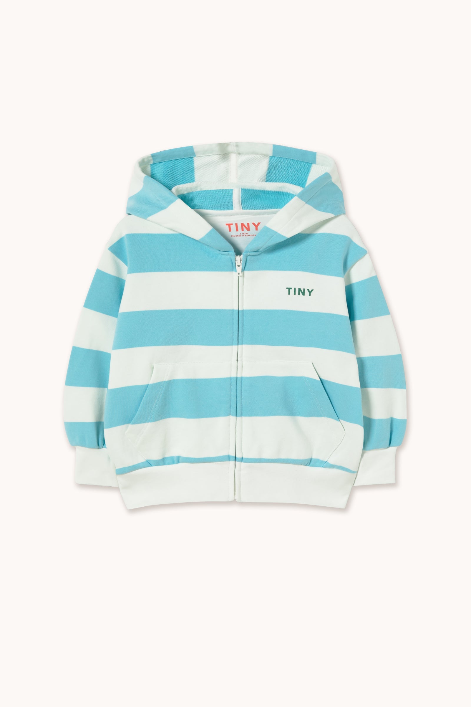 CYAN STRIPES HOODIE