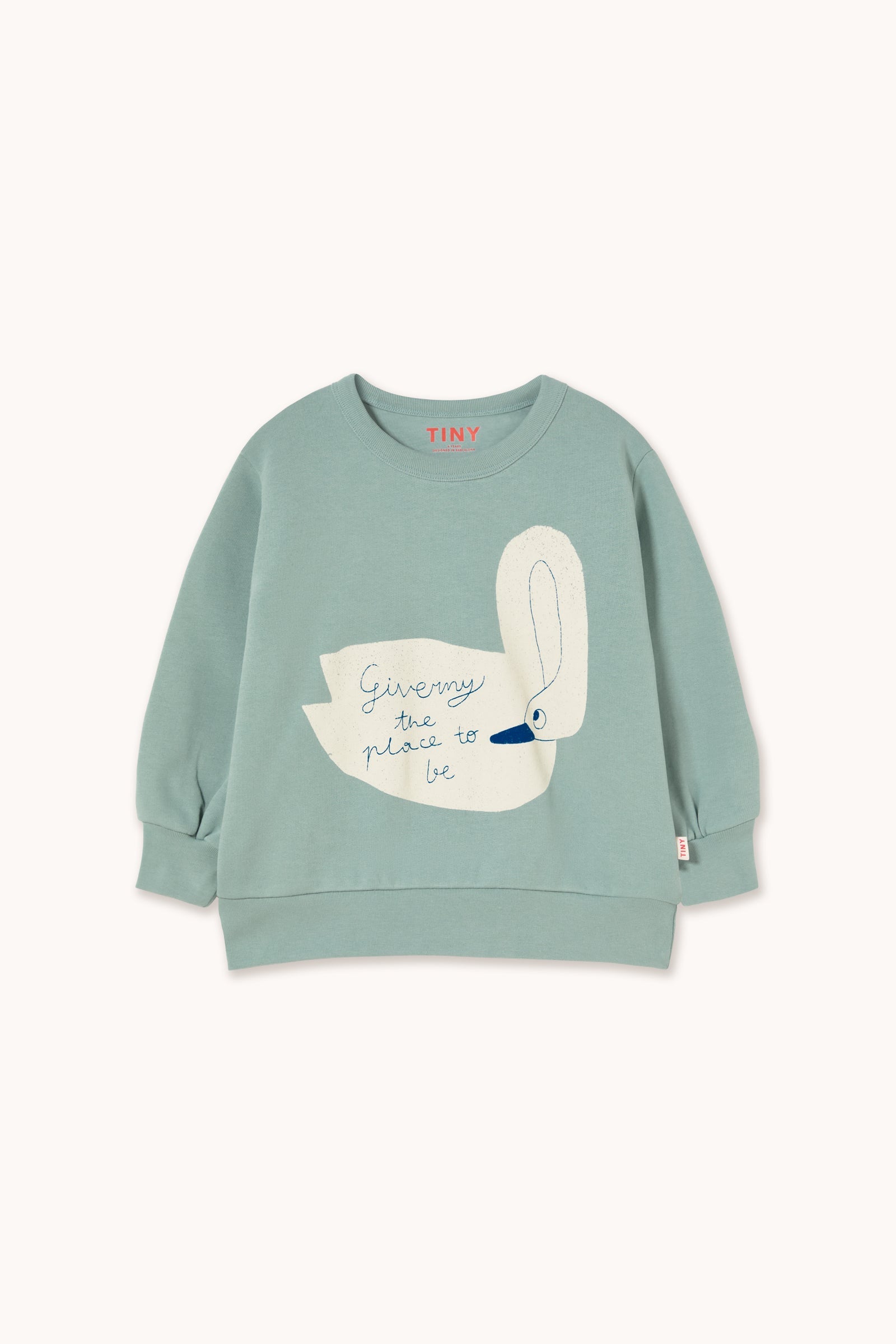 SWAN GRAPHIC SWEATSHIRT
