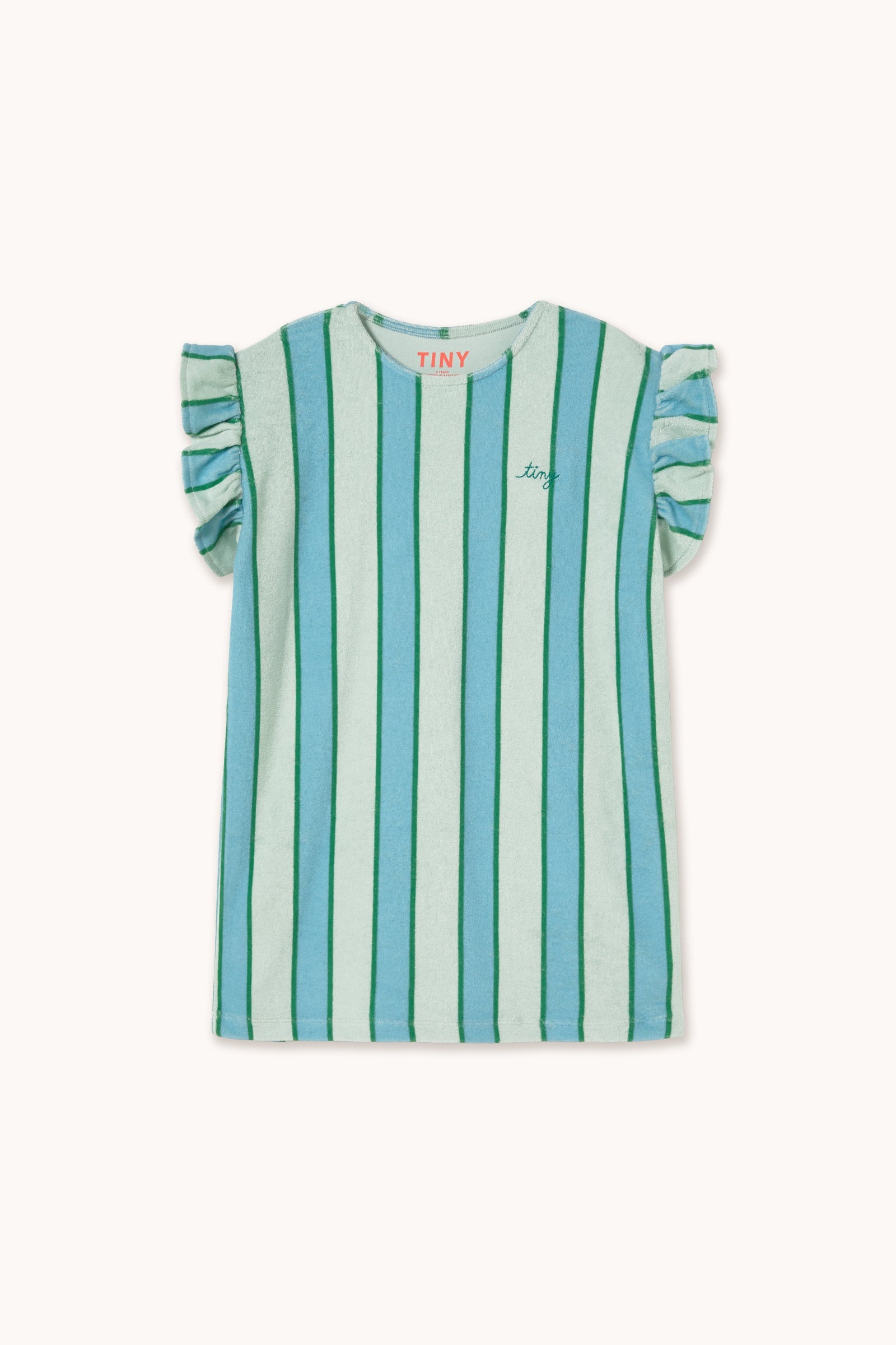 RETRO STRIPES BLUE TOWEL DRESS