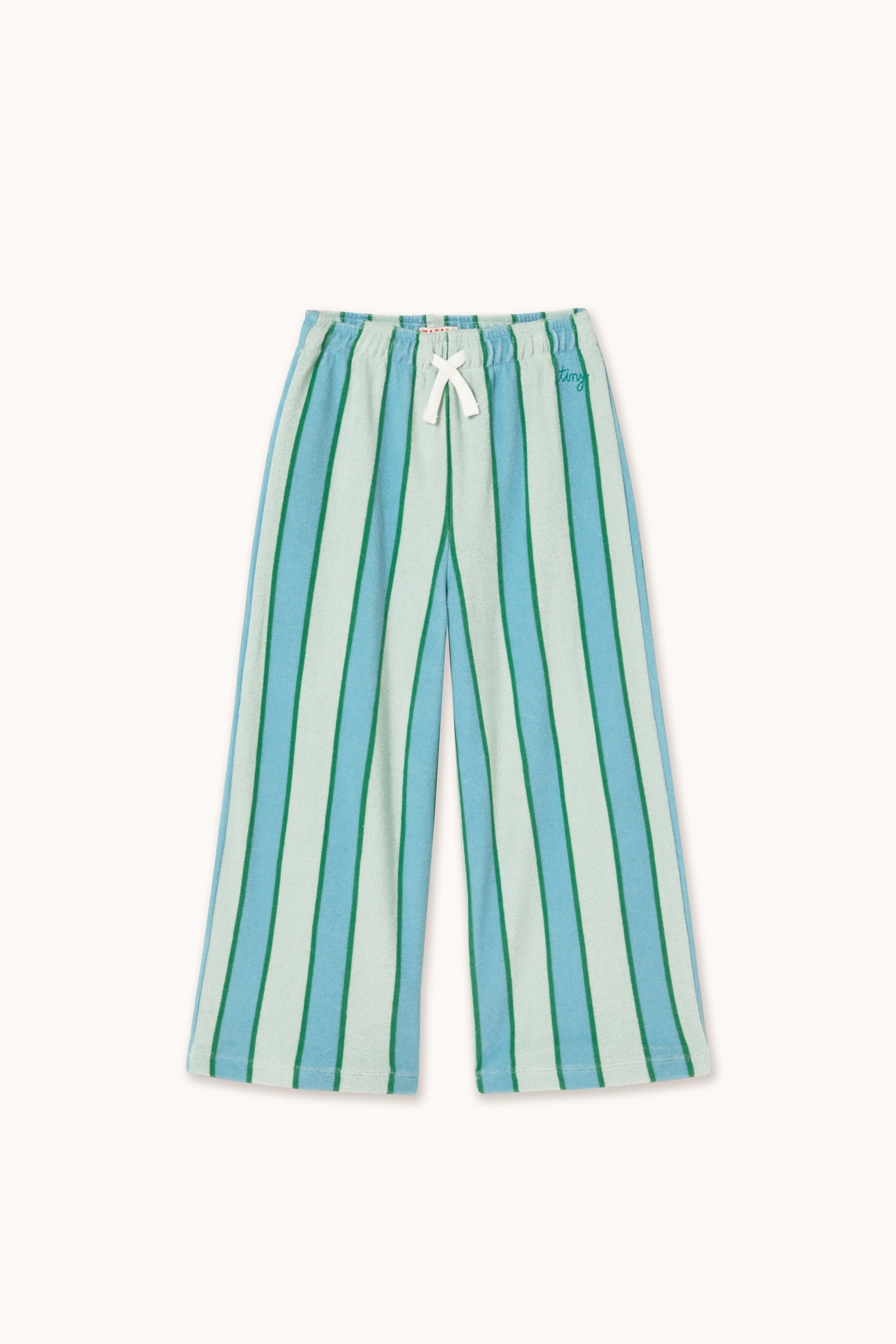 RETRO STRIPES BLUE TOWEL PANT