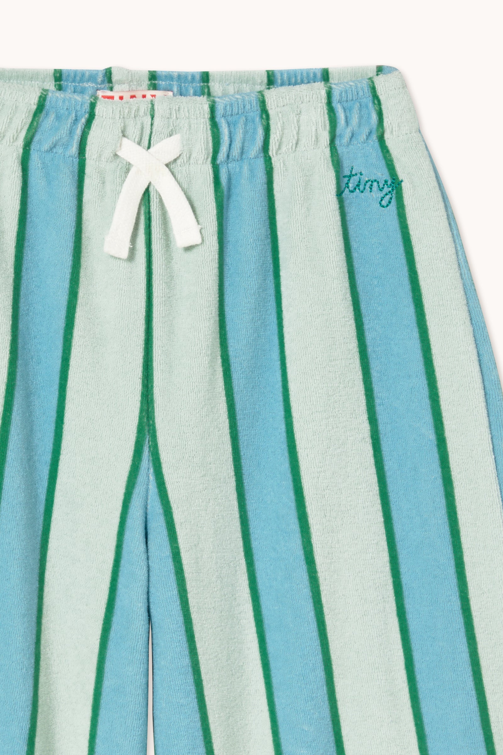 RETRO STRIPES BLUE TOWEL PANT