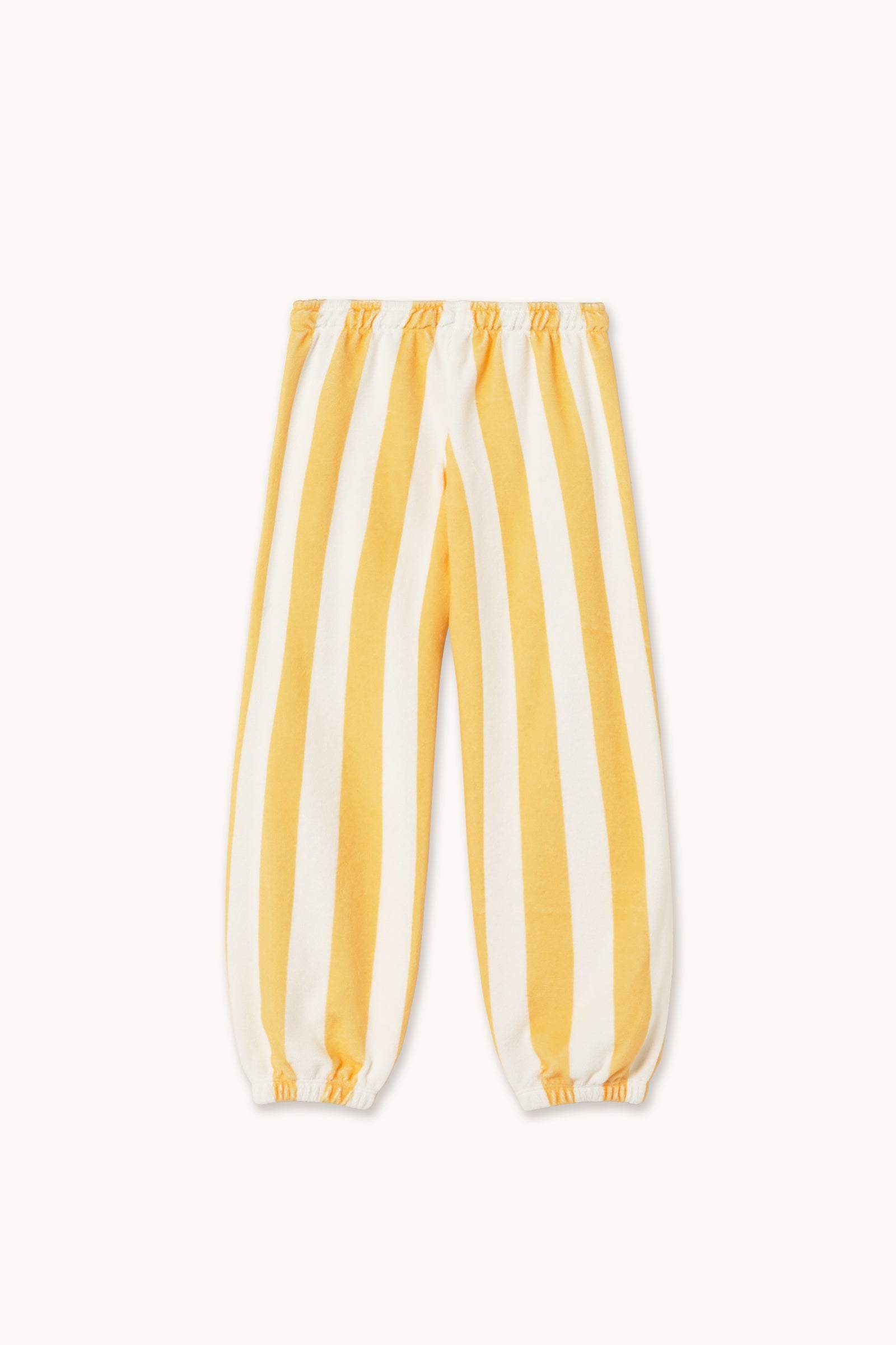 YELLOW STRIPES TOWEL SWEATPANT