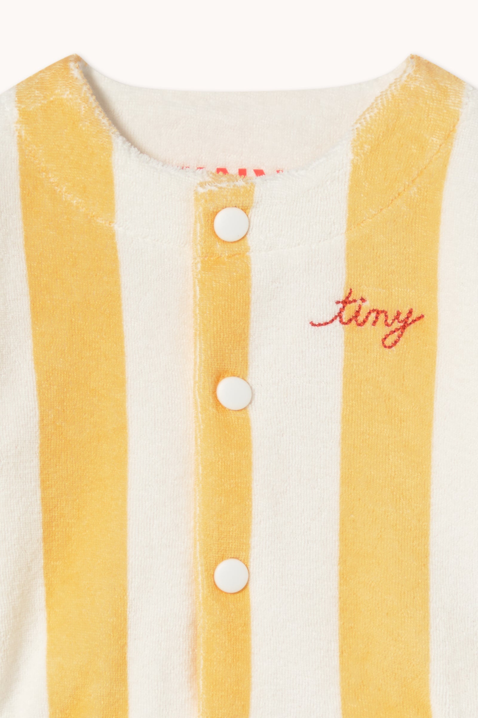 YELLOW STRIPES TOWEL BABY JACKET