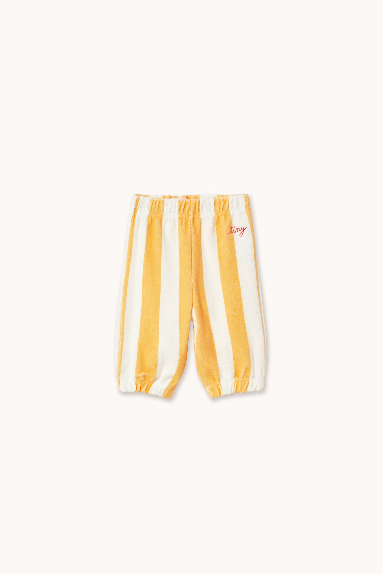 YELLOW STRIPES TOWEL BABY SWEATPANT