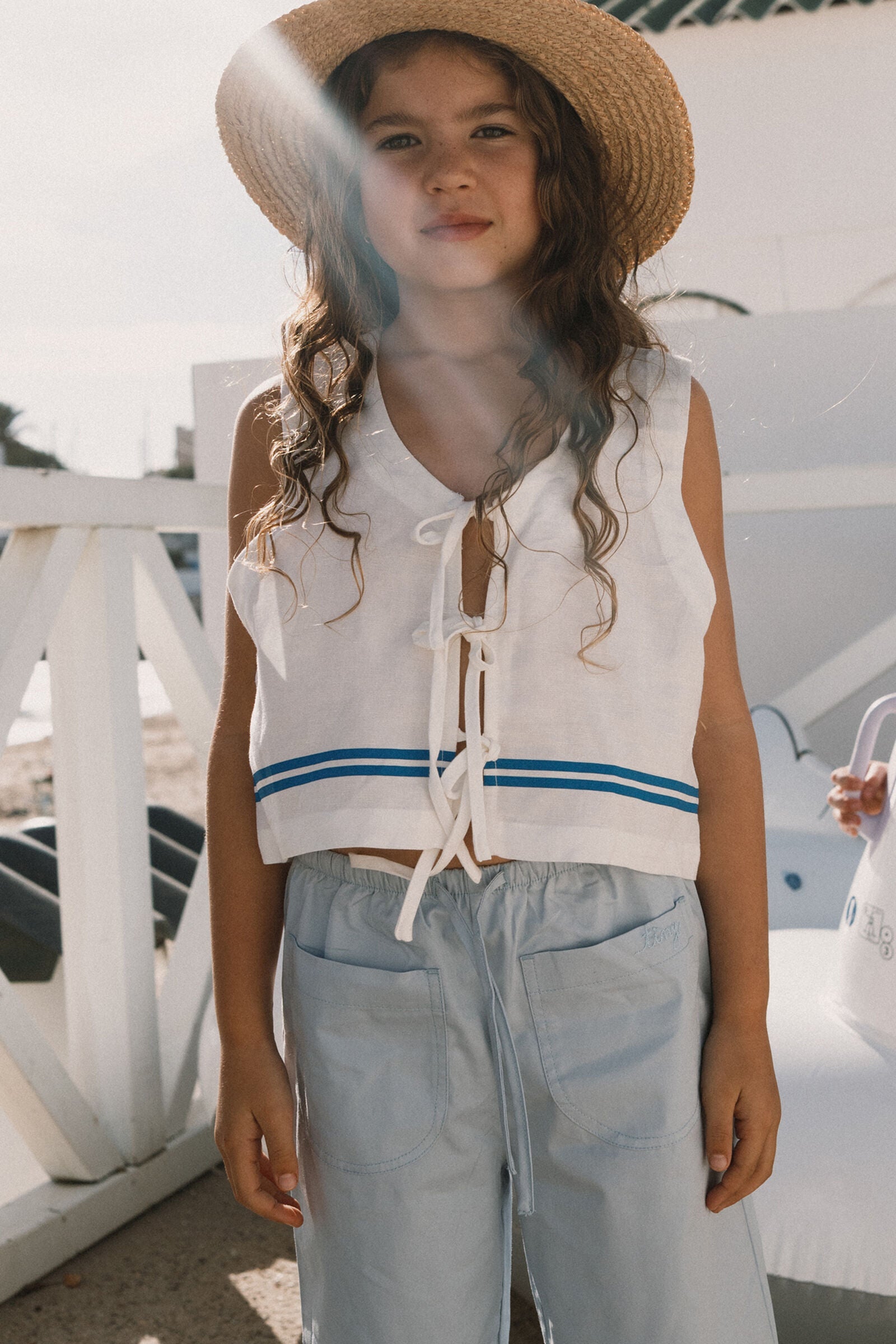 STRIPES WOVEN VEST