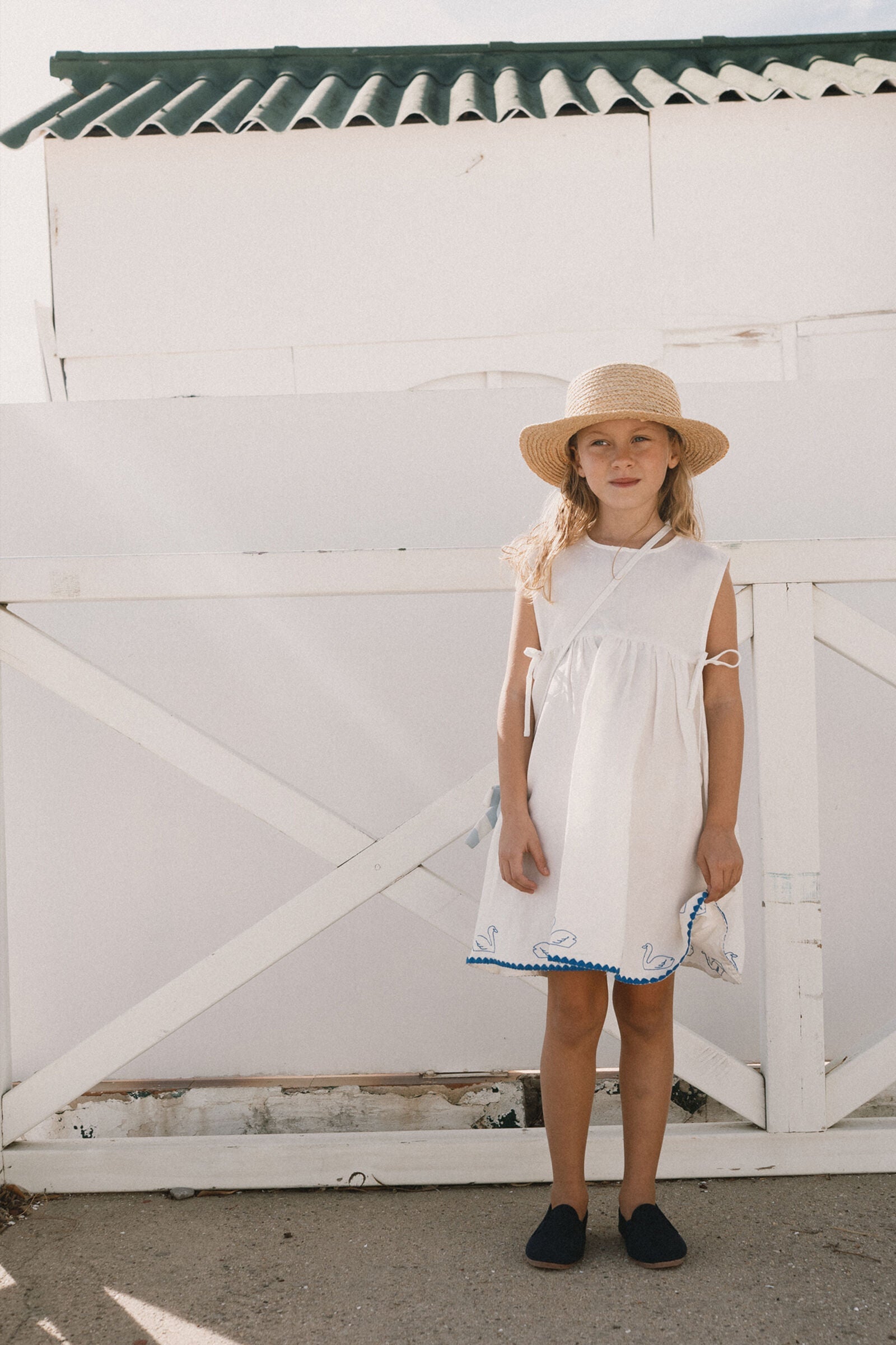 SWANS BOWS DRESS