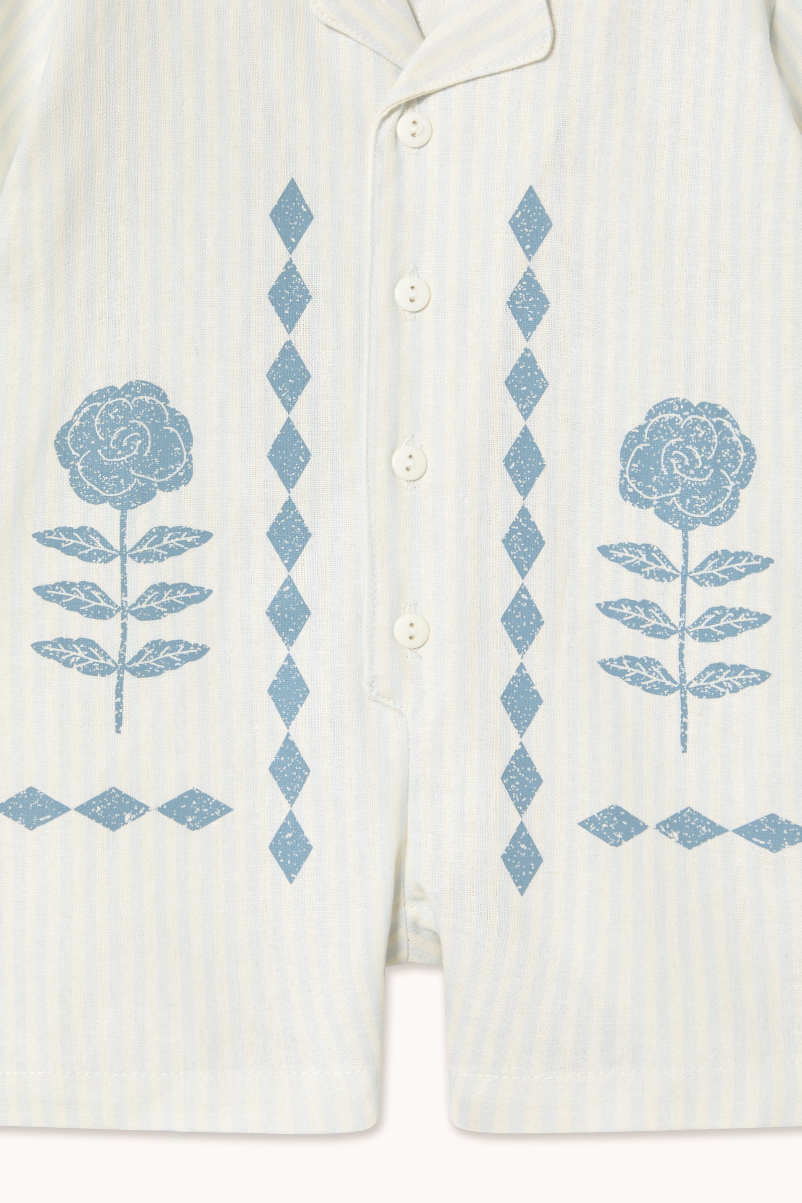 FLOWER PATTERN BABY ONE-PIECE