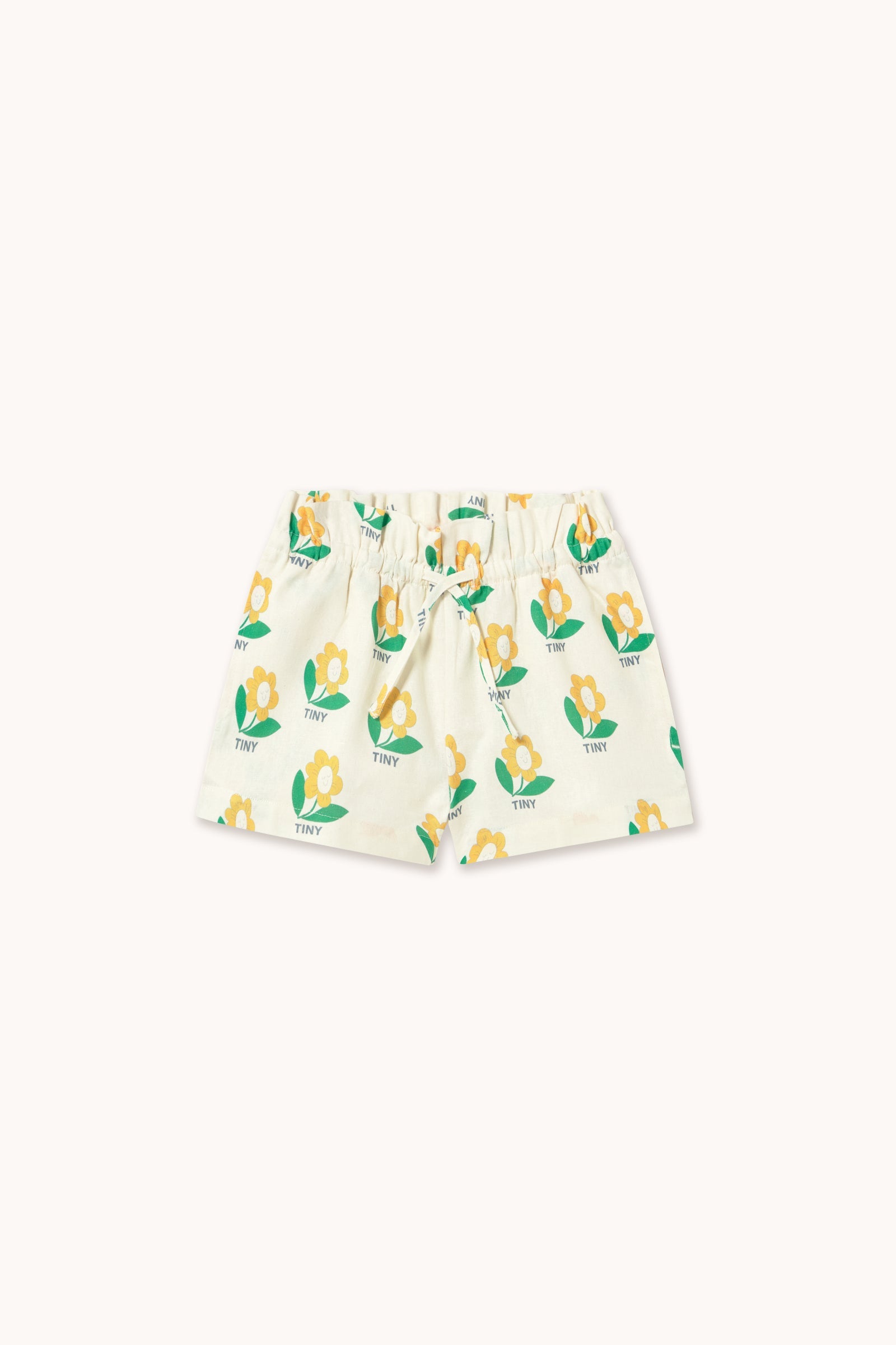TINY FLOWER LINEN SHORT