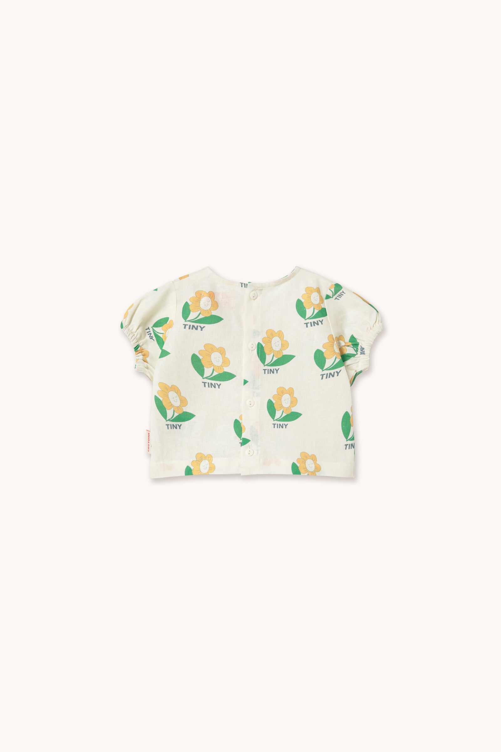 TINY FLOWER LINEN BABY SHIRT