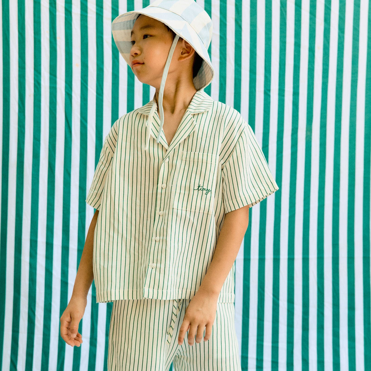 EMERALD STRIPES SHIRT
