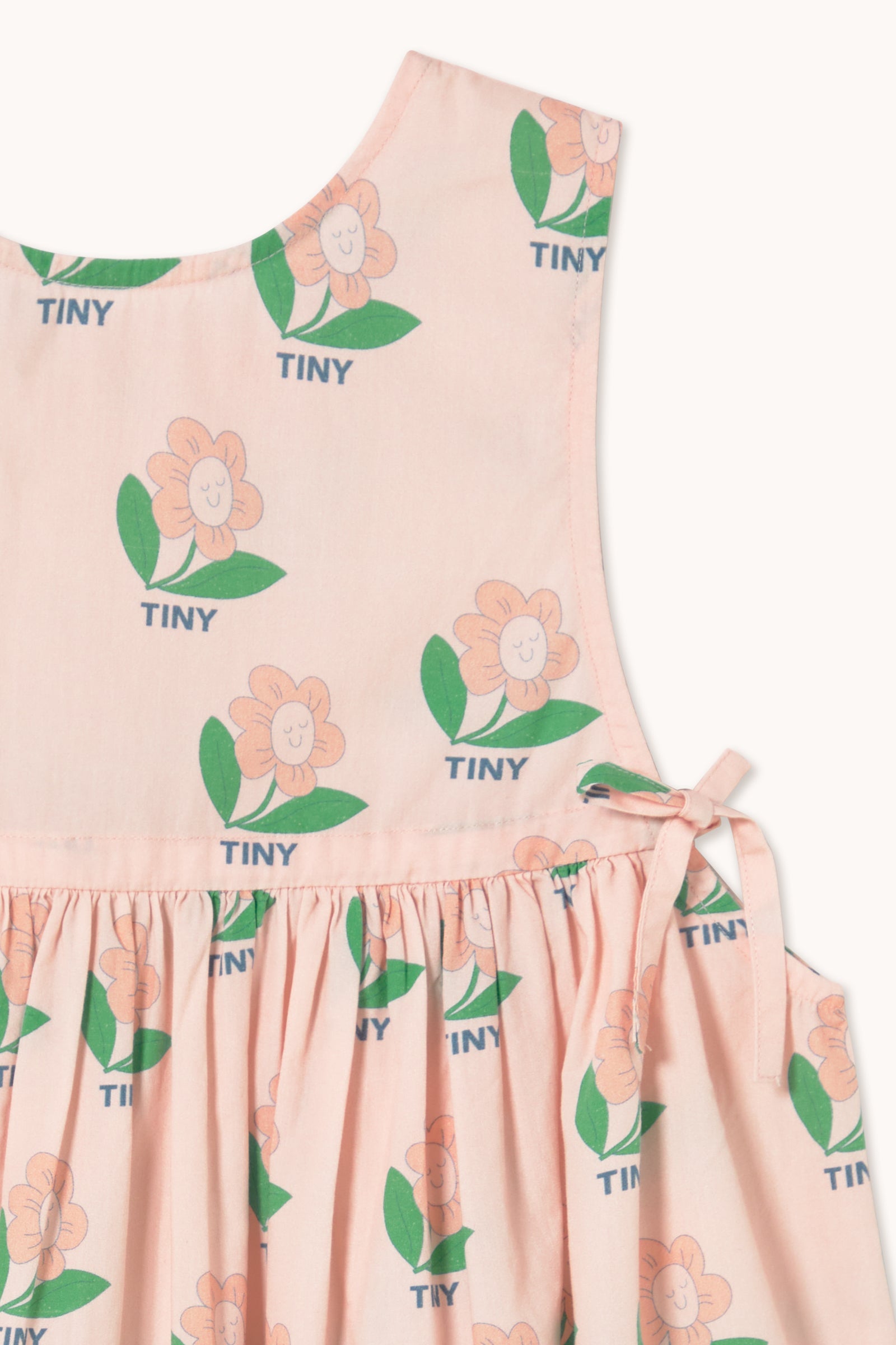 TINY FLOWER BOWS DRESS
