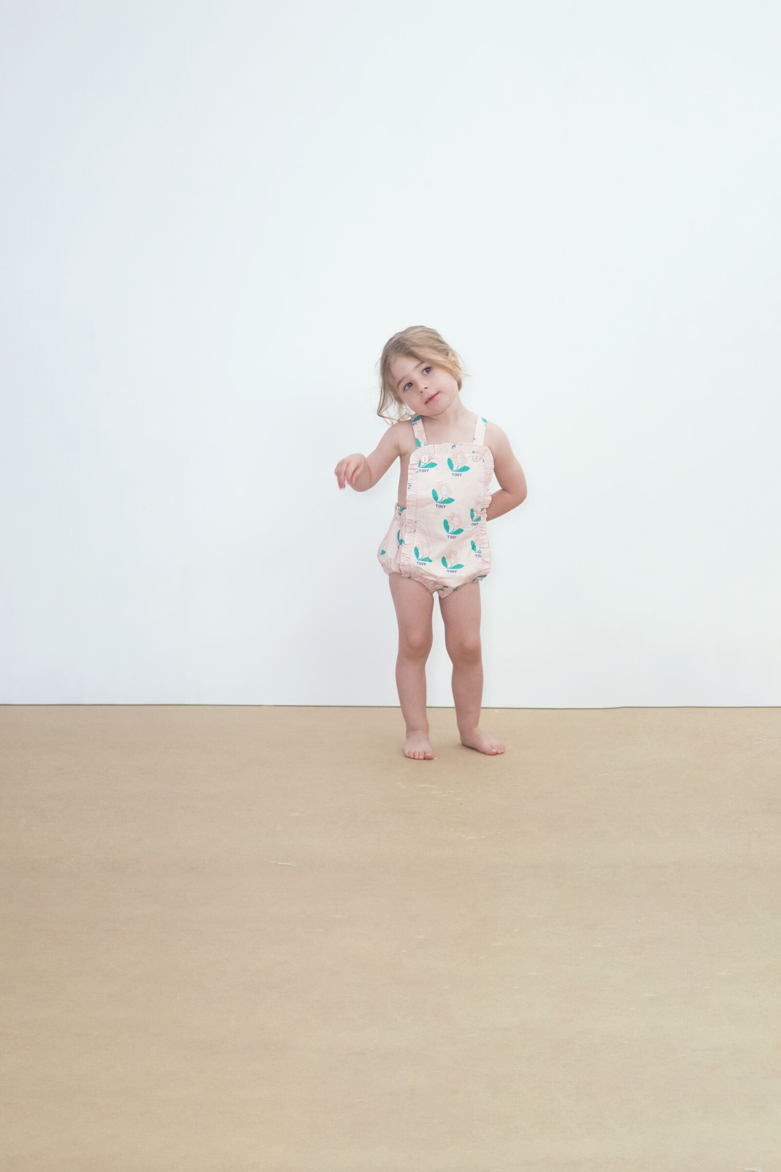TINY FLOWER POPLIN BABY BODY