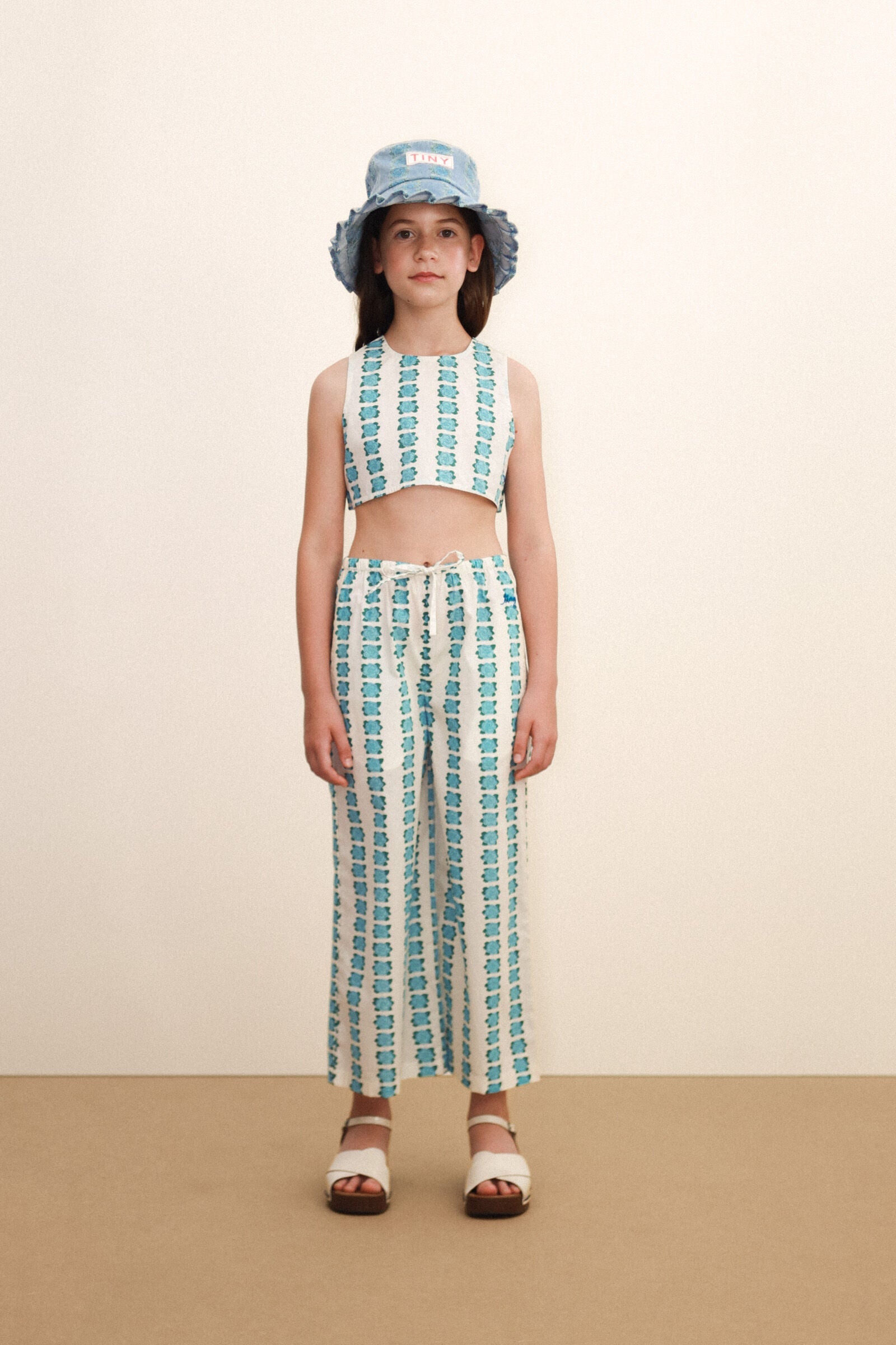 BLUE FLOWERS PANT