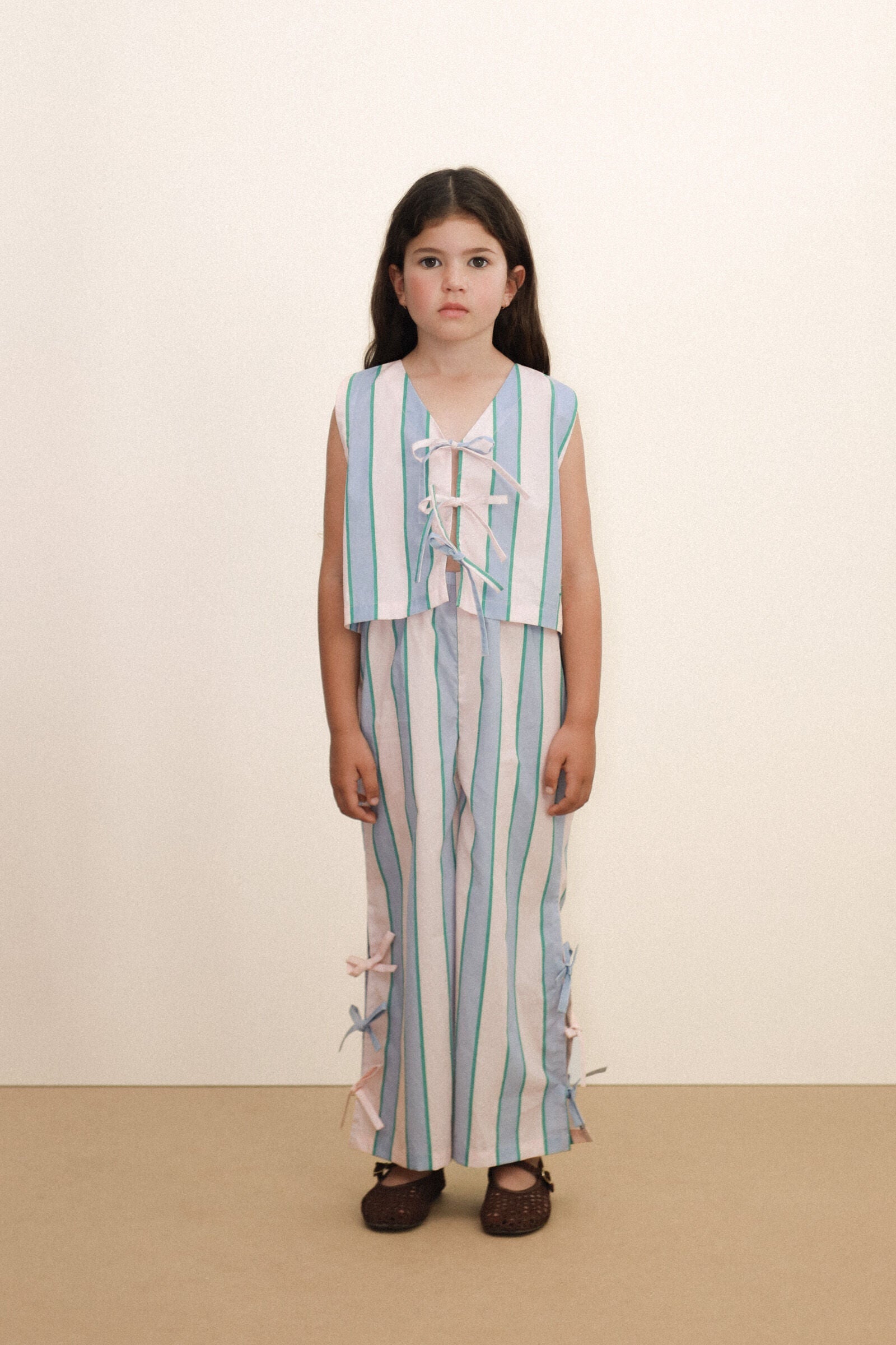 RETRO STRIPES BOWS PANT