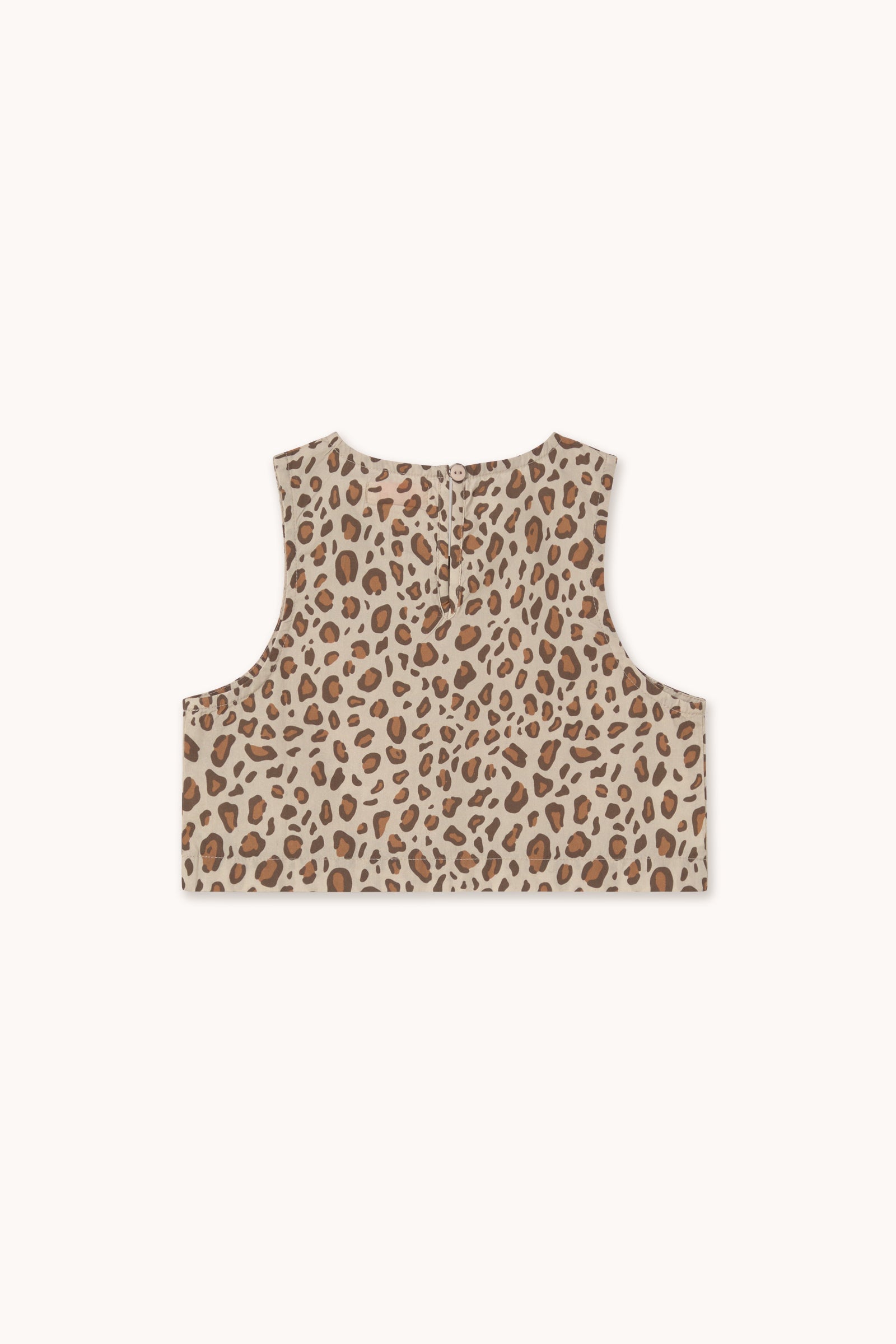 ANIMAL PRINT POPLIN TOP