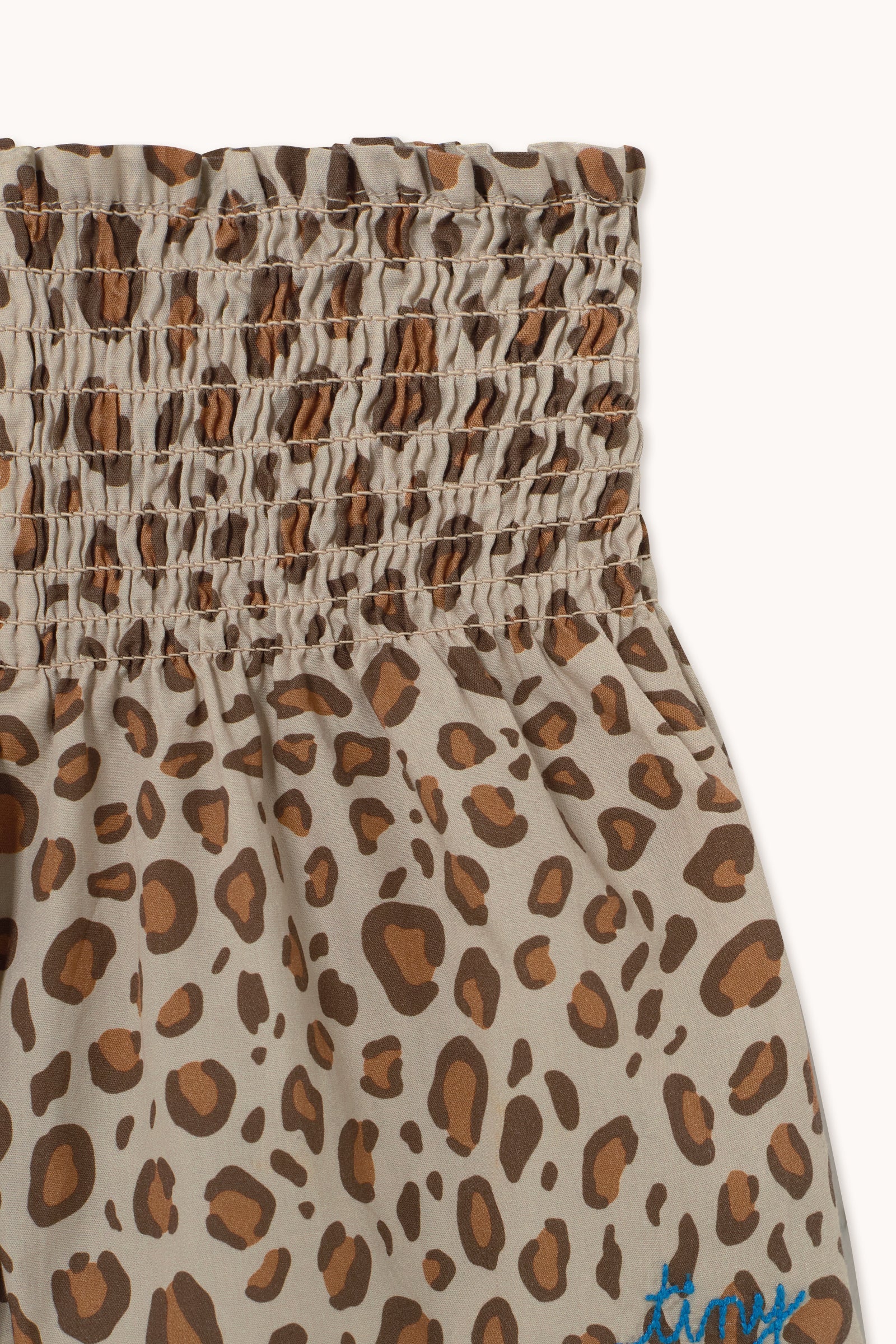 ANIMAL PRINT SMOCK SHORT