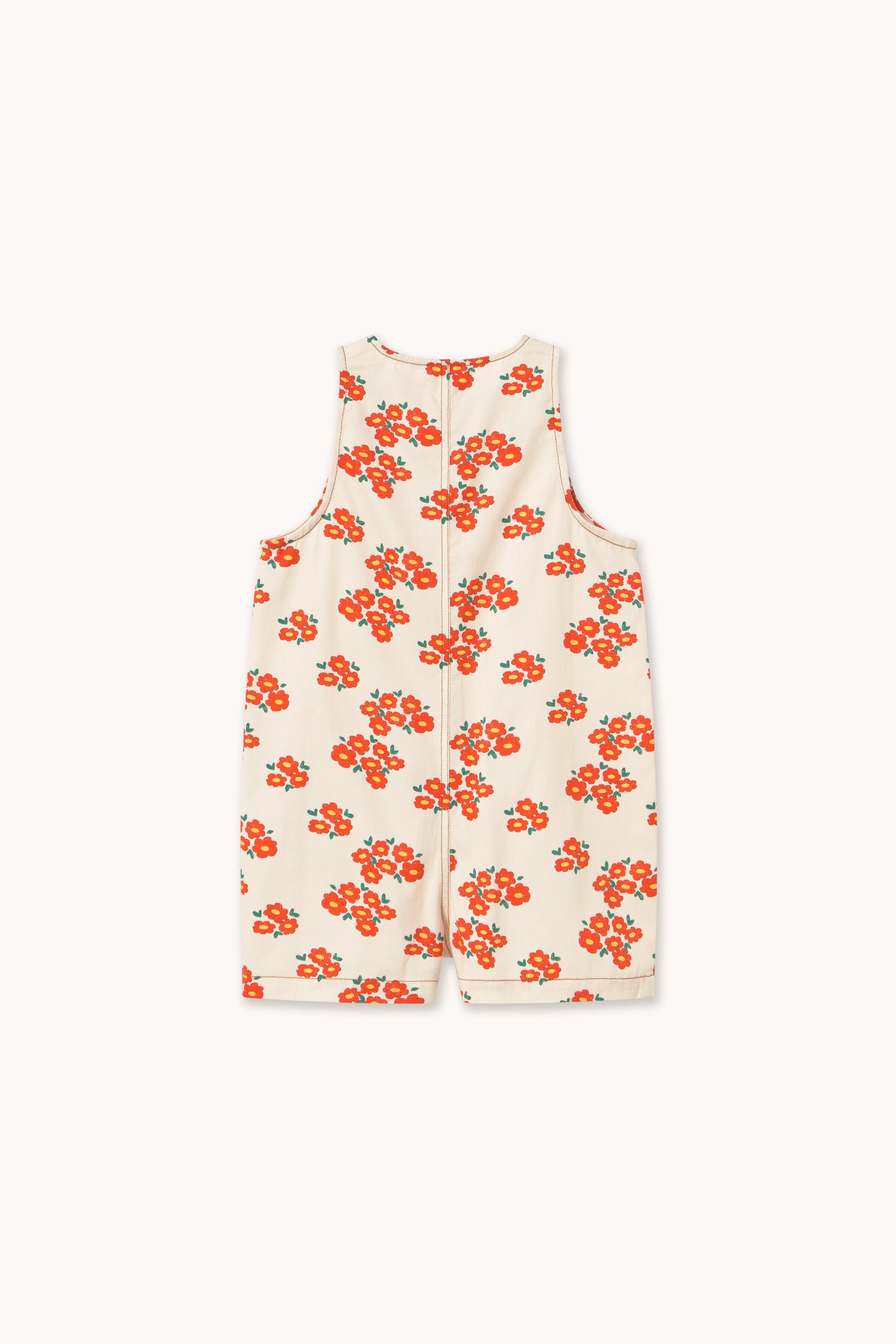 BLOSSOMS TWILL SHORT ONE-PIECE