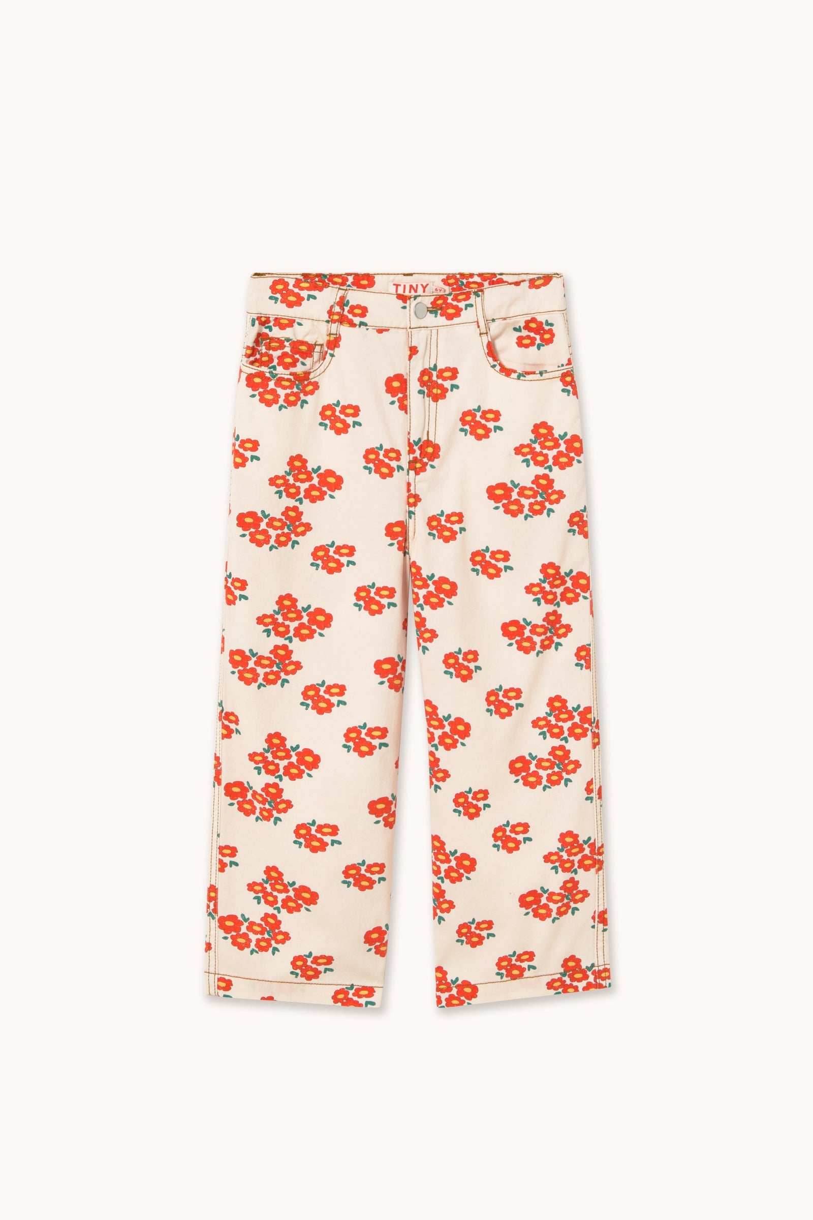 BLOSSOMS TWILL JEANS