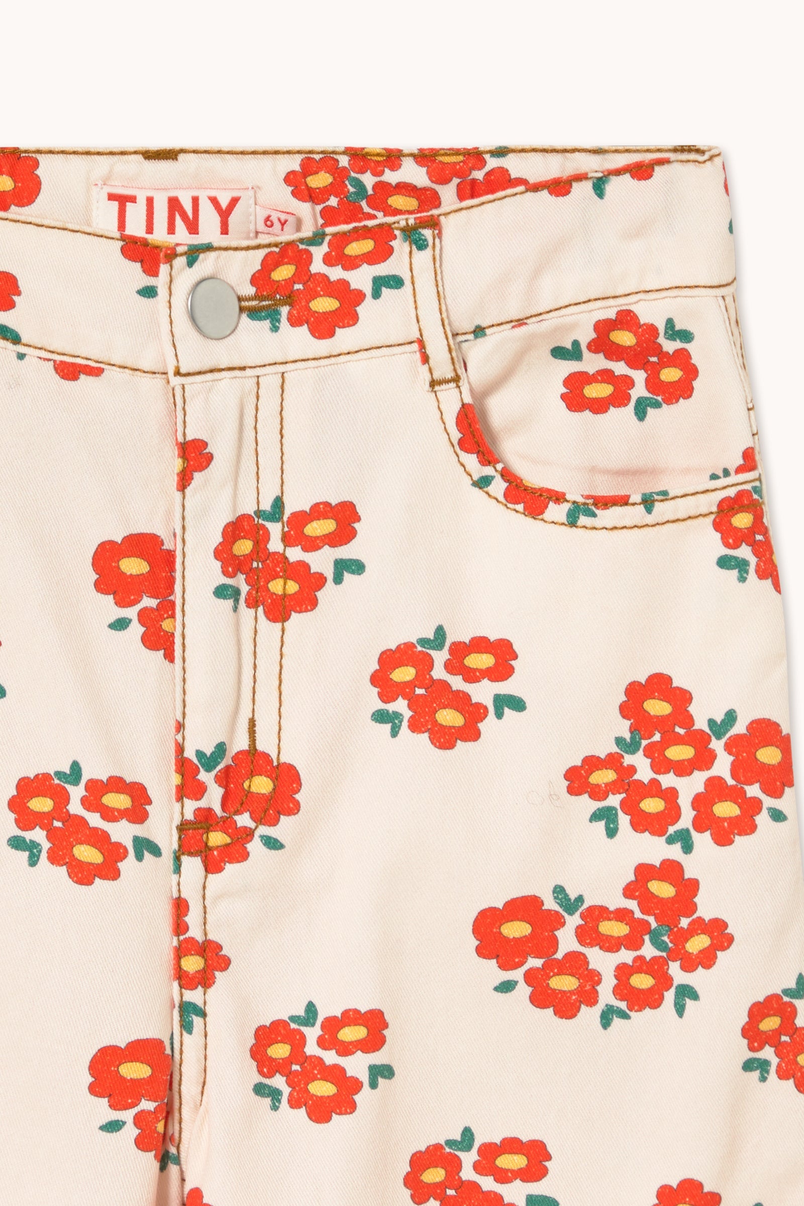 BLOSSOMS TWILL JEANS