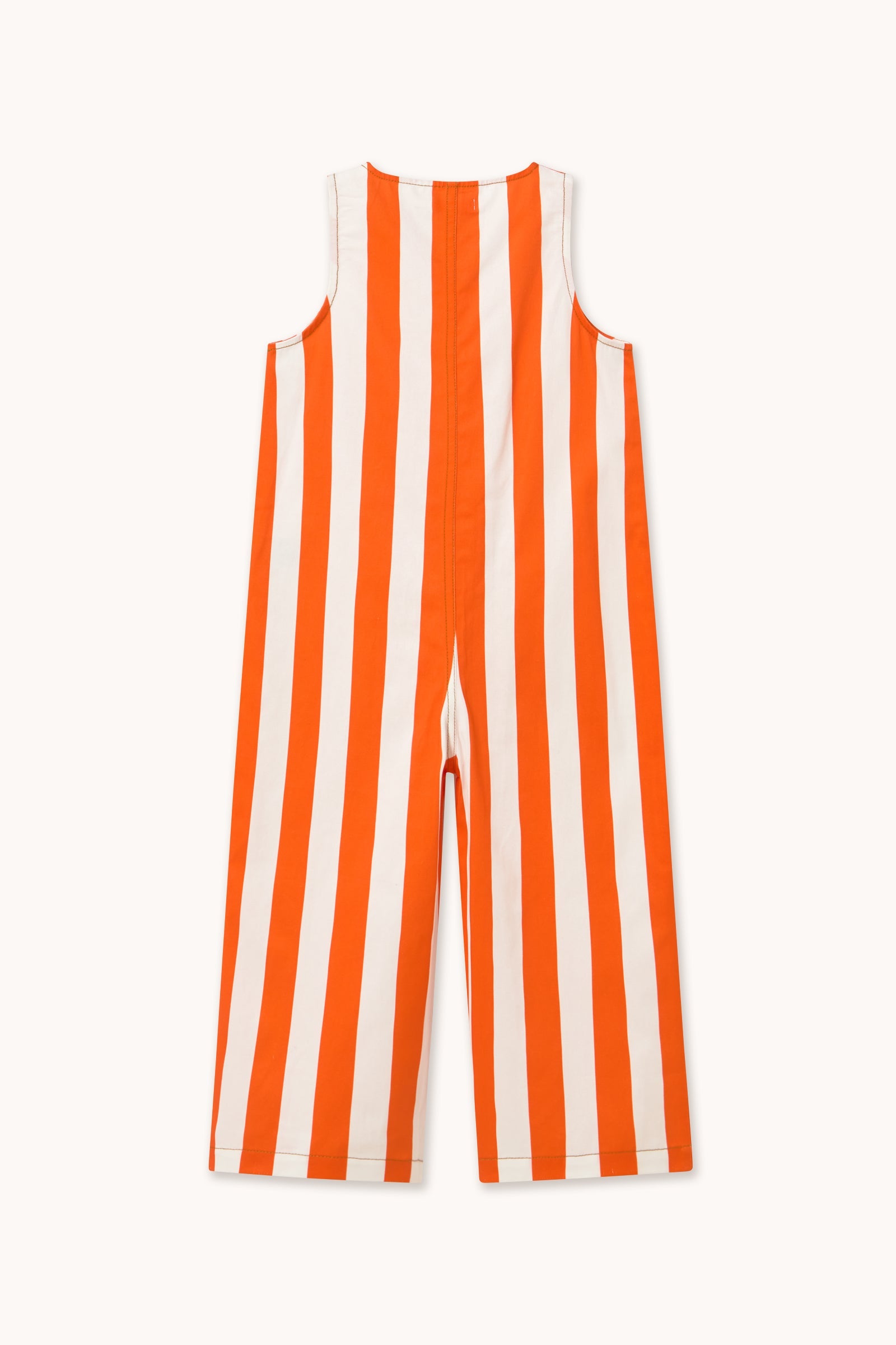 STRIPES TWILL LONG ONE-PIECE