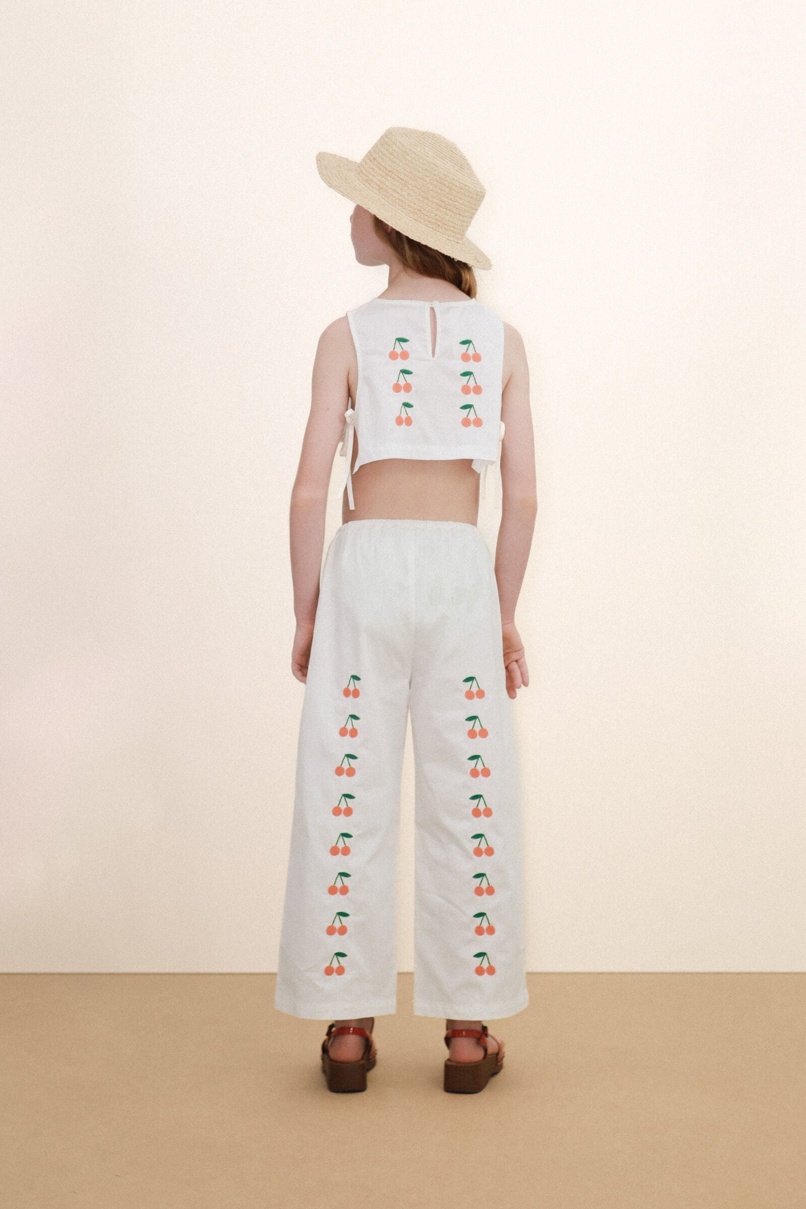 MINI CHERRIES TWILL PANT