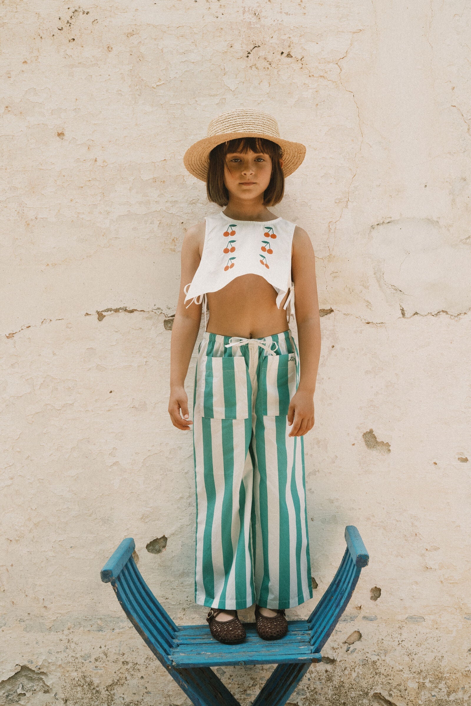 MINI CHERRIES TWILL TOP