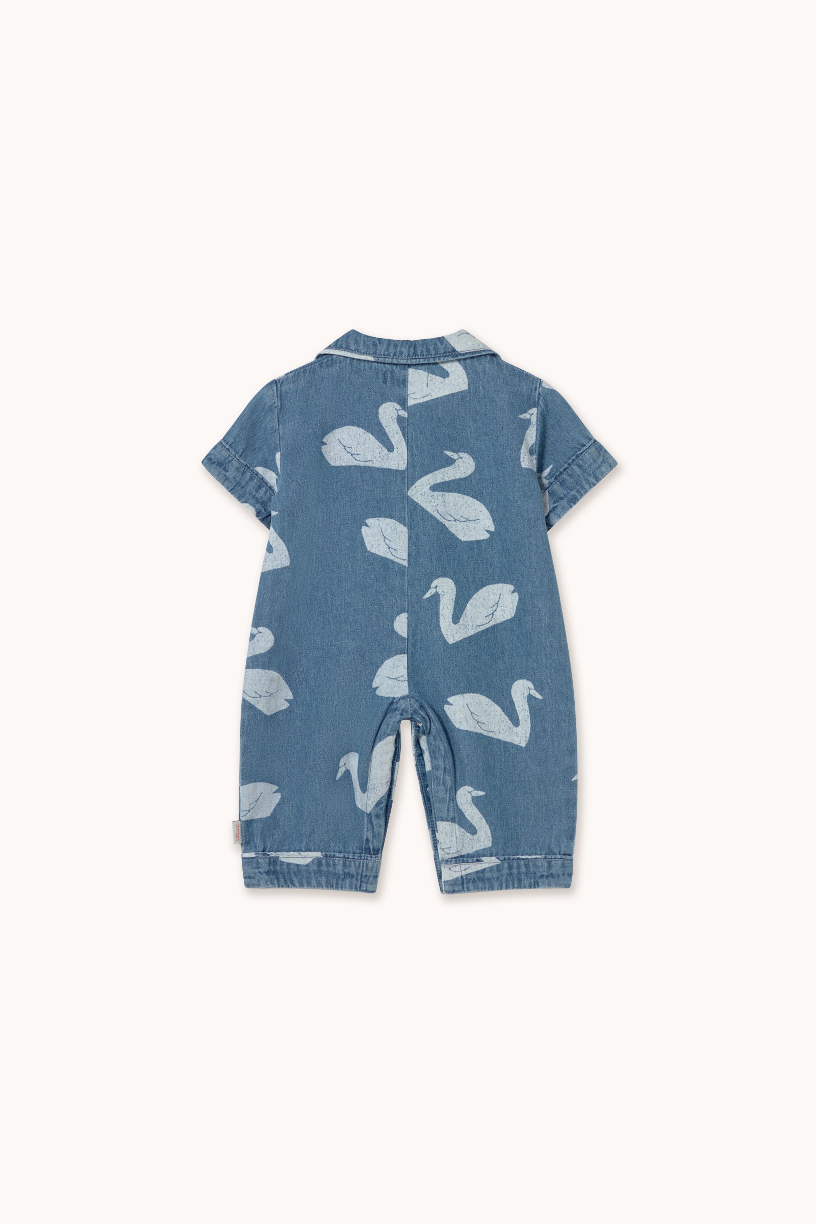 BIG SWANS BABY ONE-PIECE