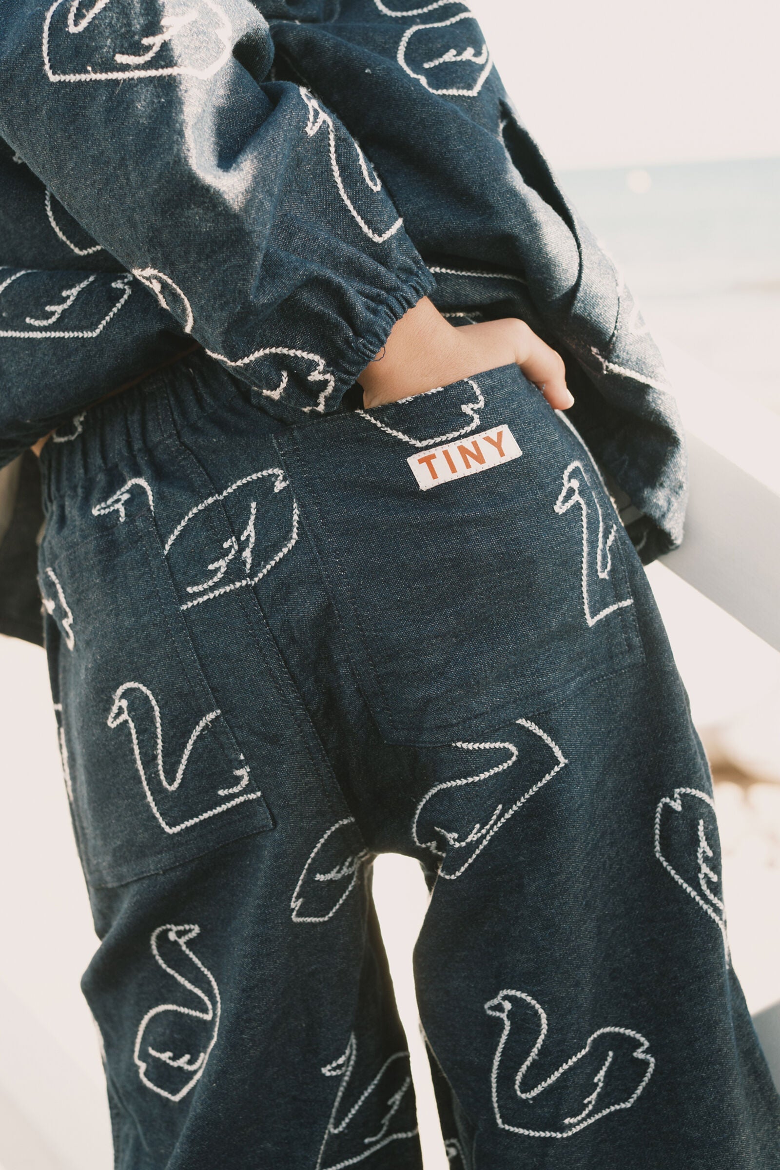 BIG SWANS DENIM PANT