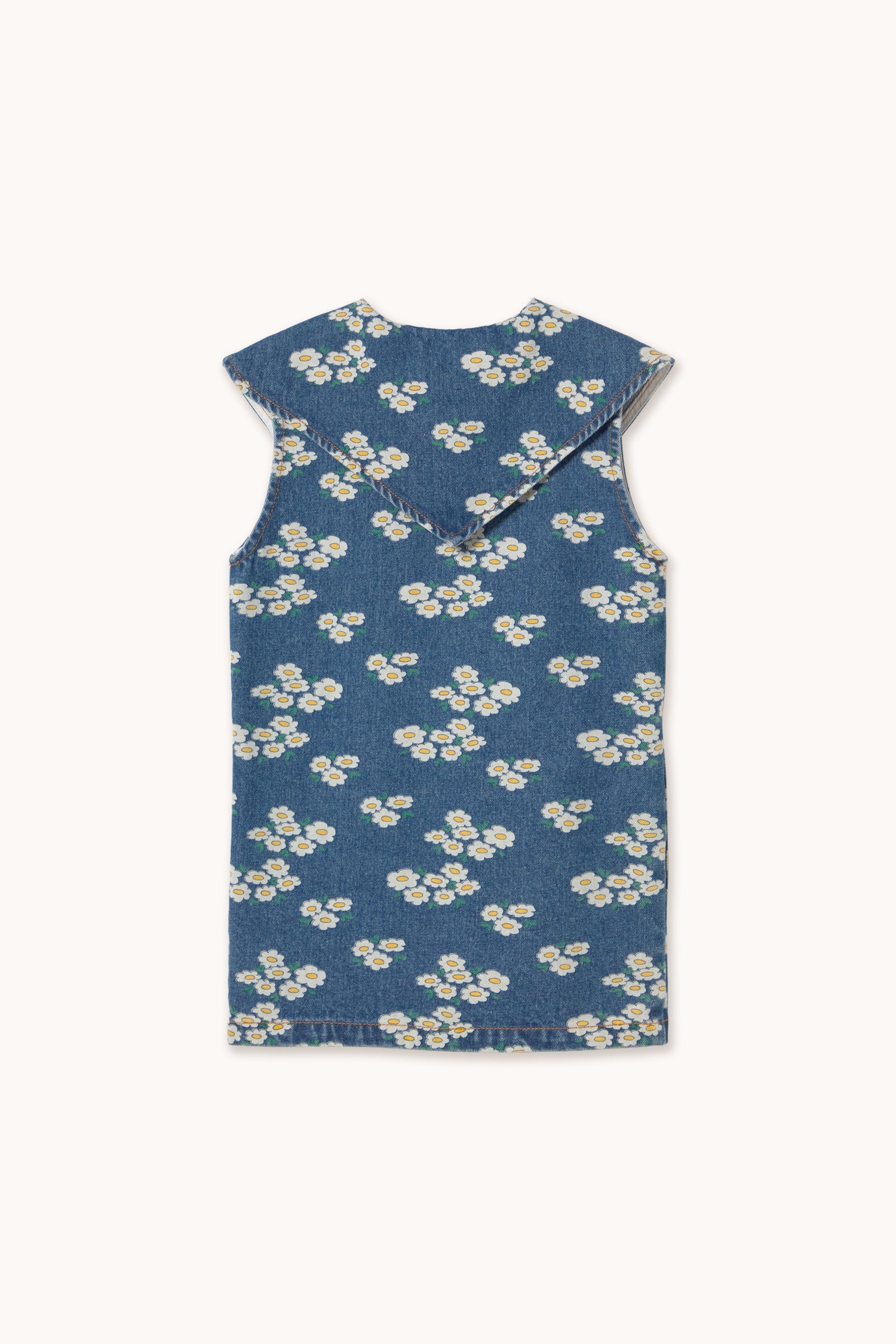 BLOSSOMS DENIM DRESS