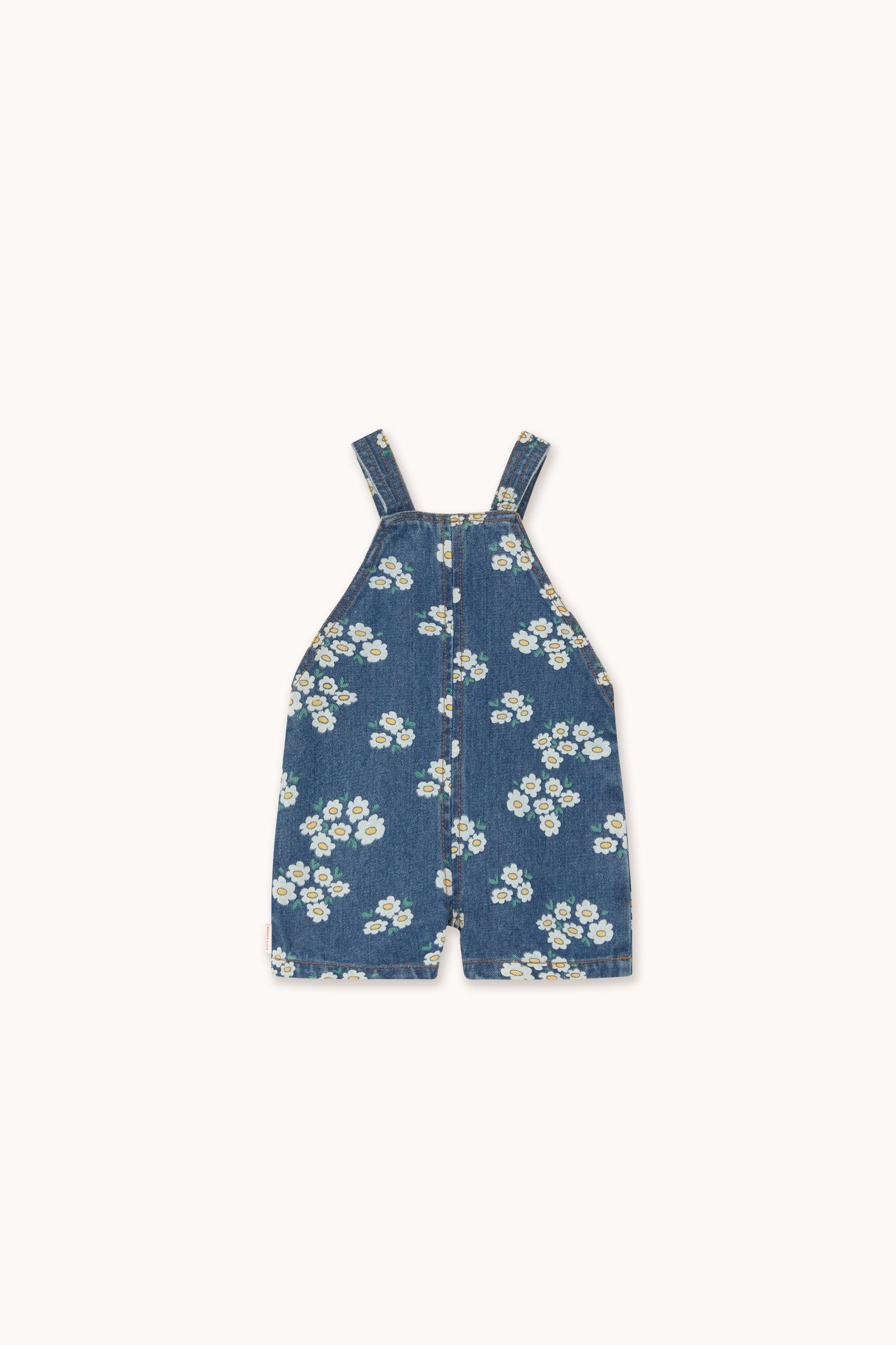 BLOSSOMS DENIM SHORT DUNGAREE