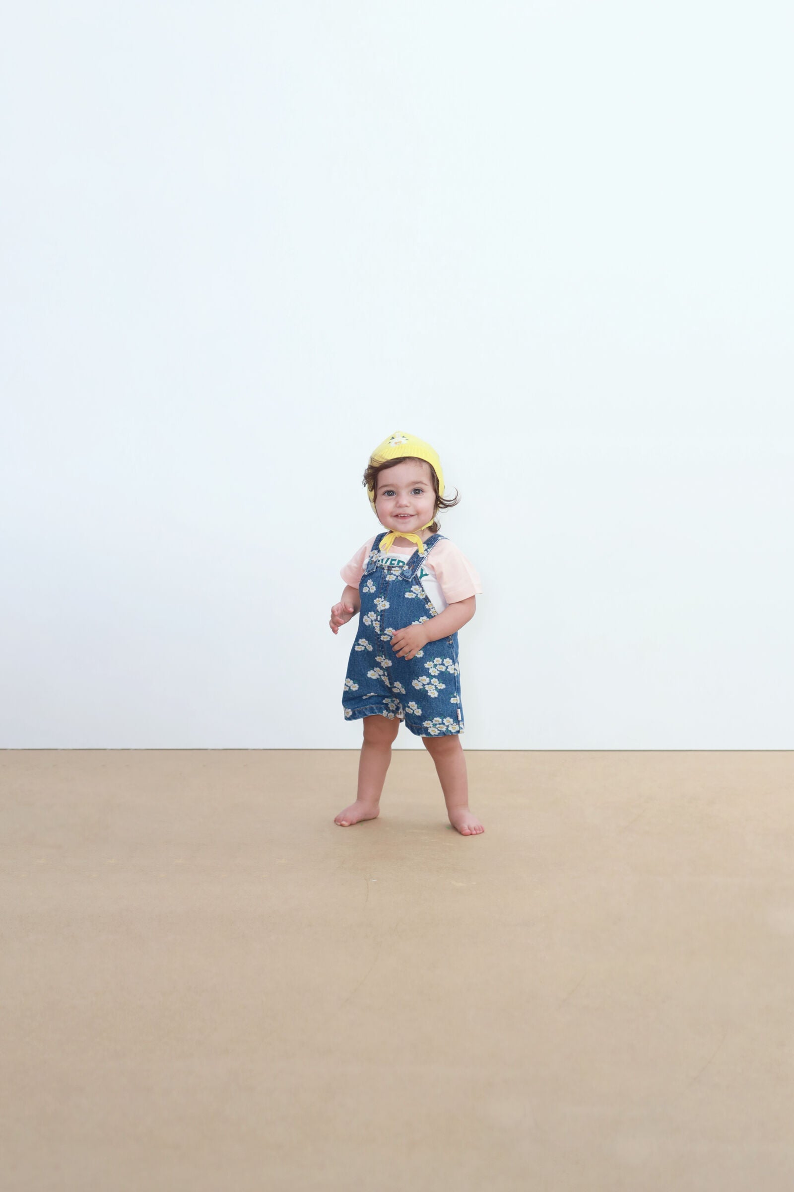 BLOSSOMS DENIM SHORT DUNGAREE
