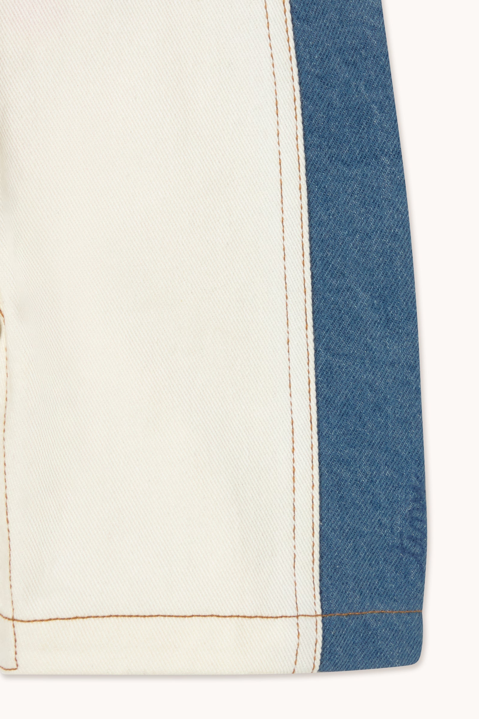 COLOR BLOCK DENIM DUNGAREE BABY
