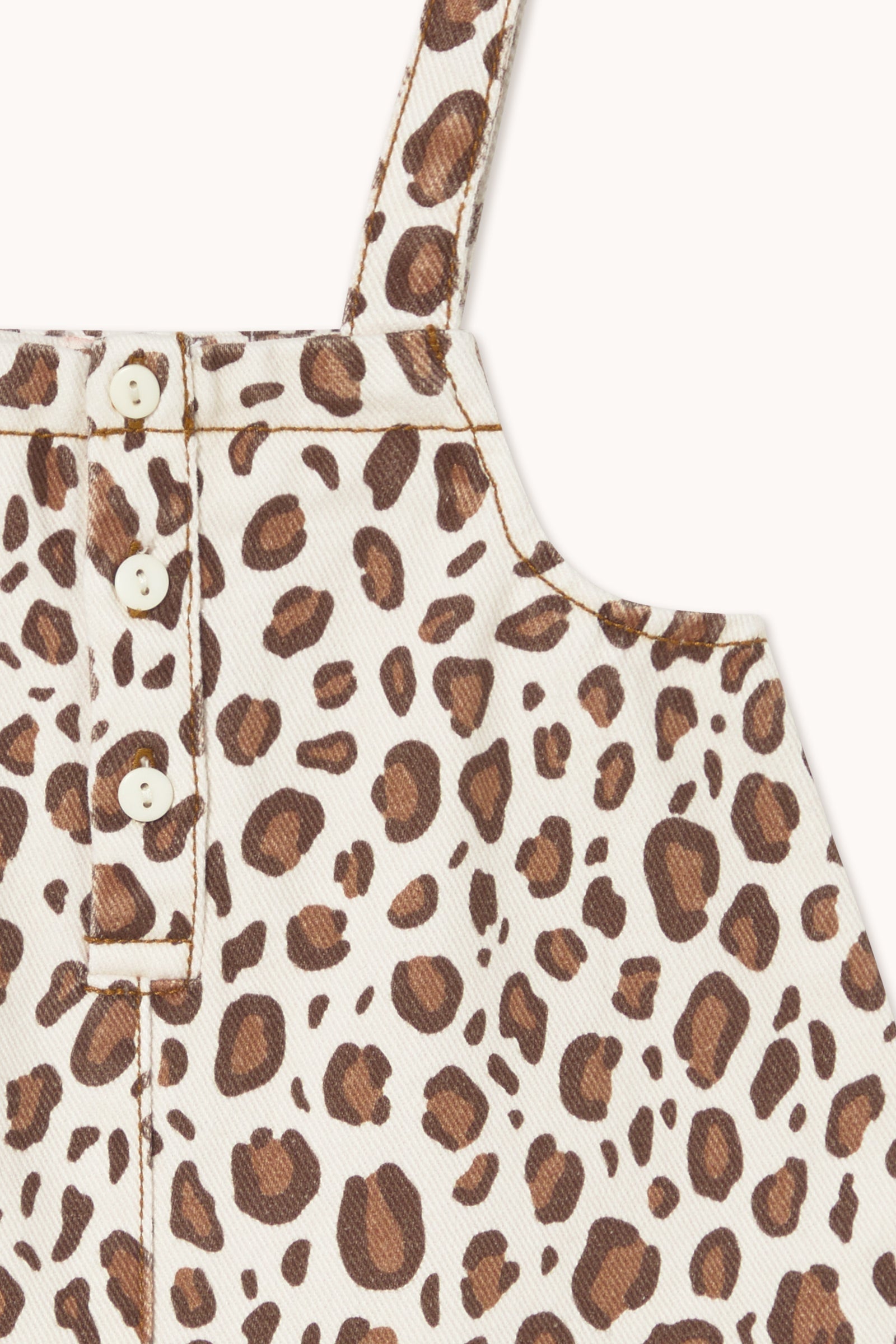 ANIMAL PRINT BABY DUNGAREE