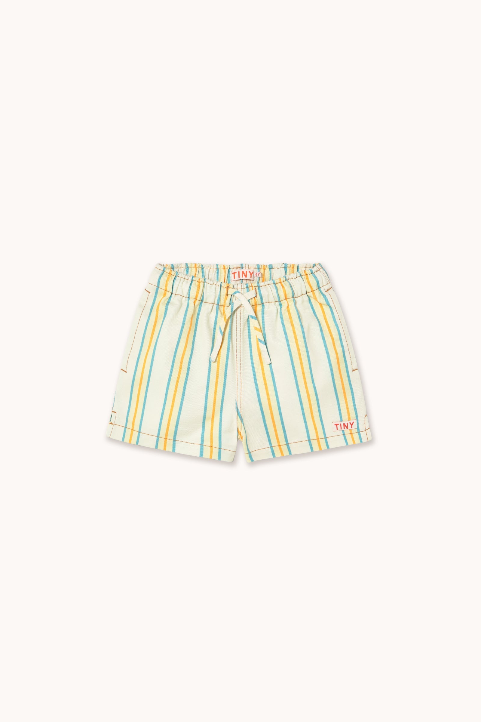 MULTICOLOR STRIPES SHORTS